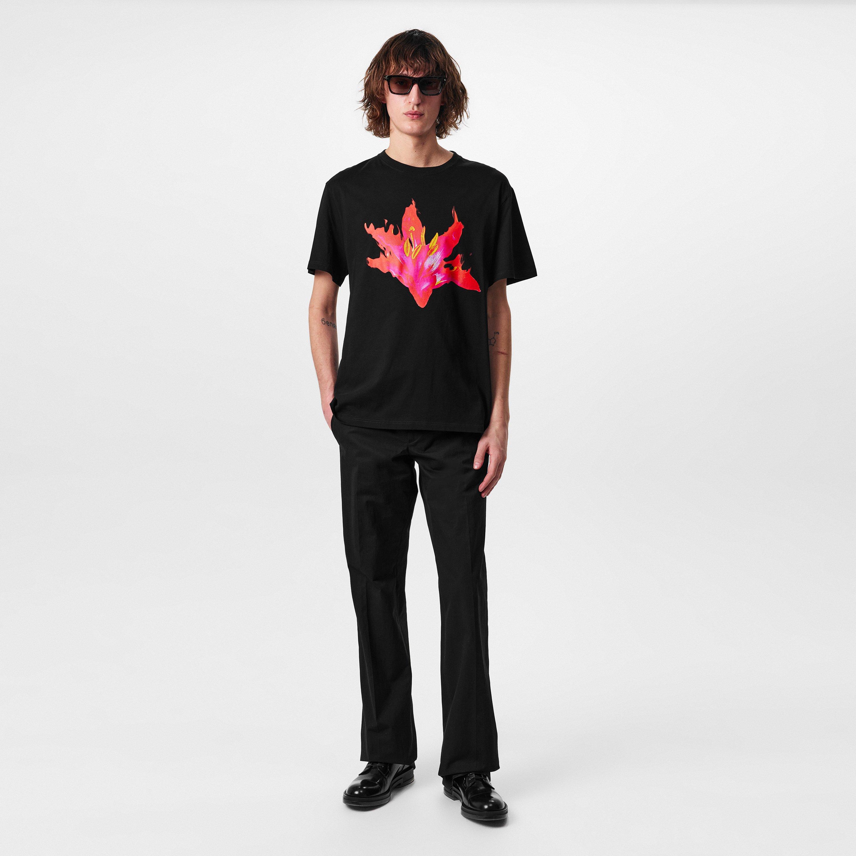 Black/Pink - Alexander McQueen - Lily T-Shirt - 5