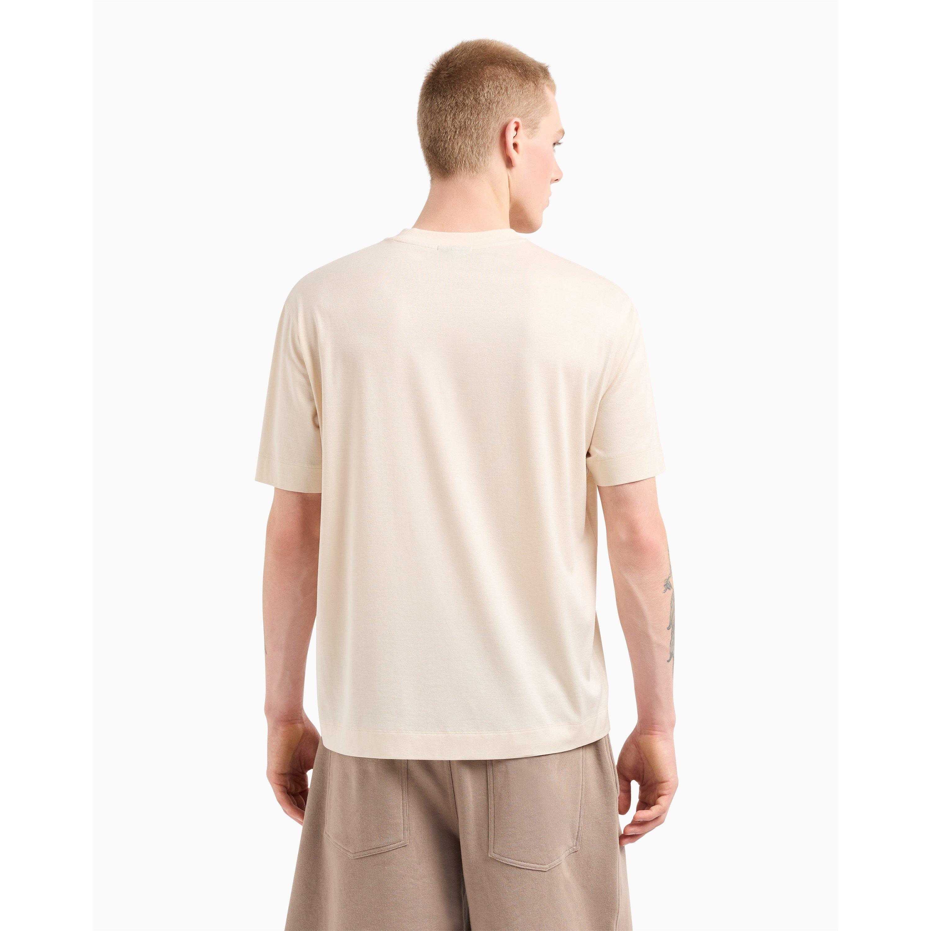 Ecru Dis 1 Emb - Emporio Armani - Men's Regular Fit T-Shirt - 3