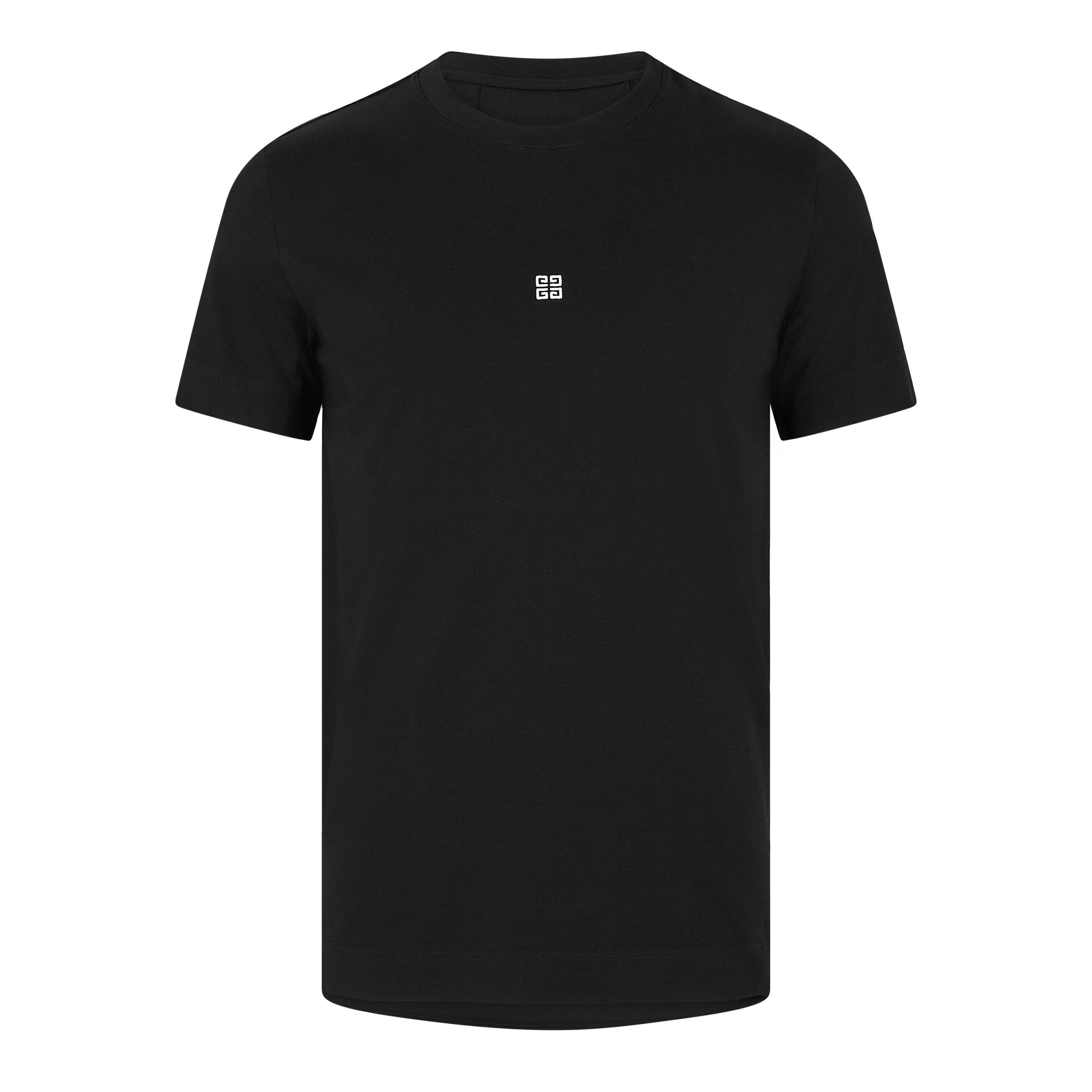 Black - GIVENCHY - Embroidered 4g T-Shirt - 5