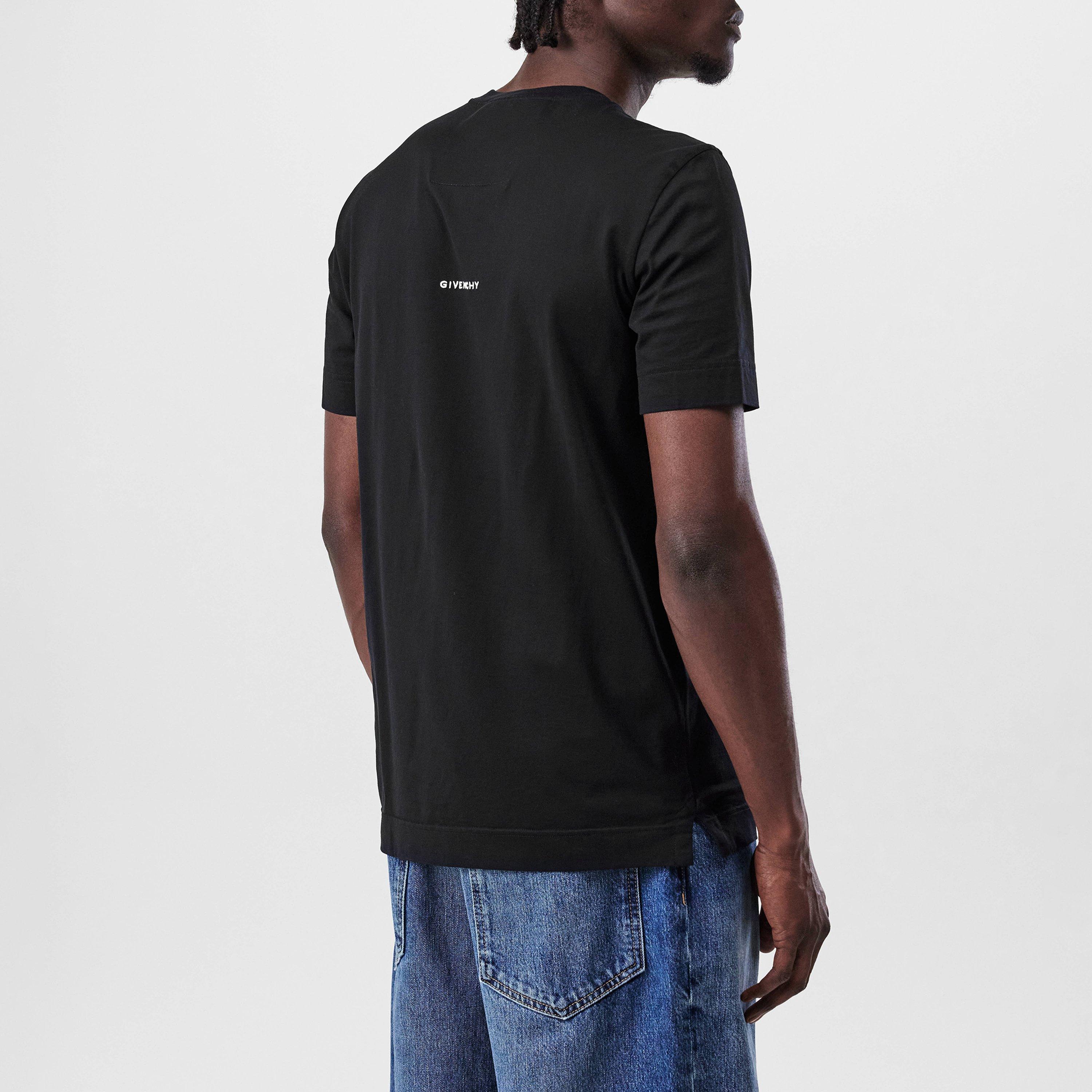 Black - GIVENCHY - Embroidered 4g T-Shirt - 3