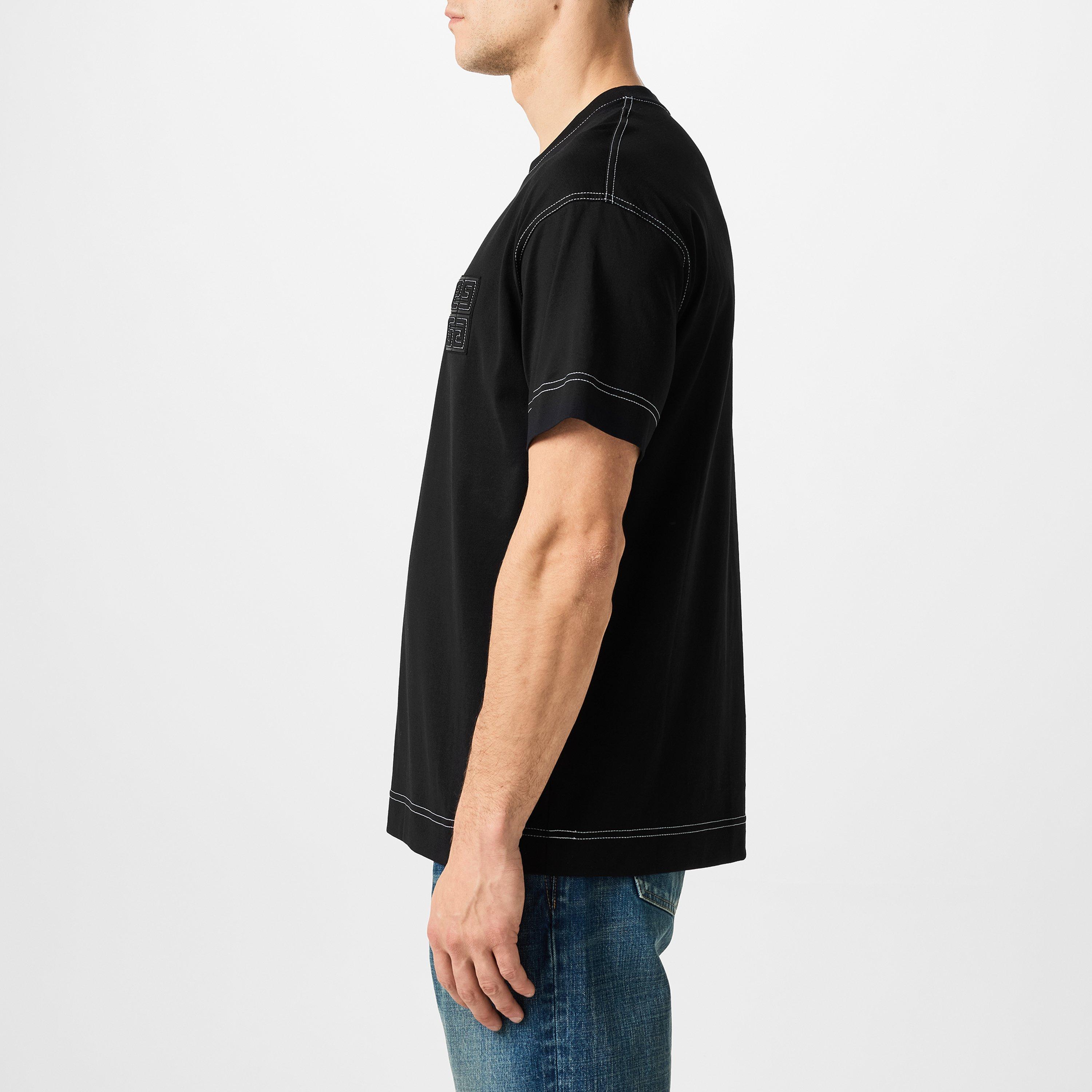 Black - GIVENCHY - Men's Boxy T-Shirt - 2