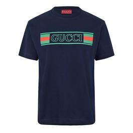 Gucci Web Box Logo T-Shirt