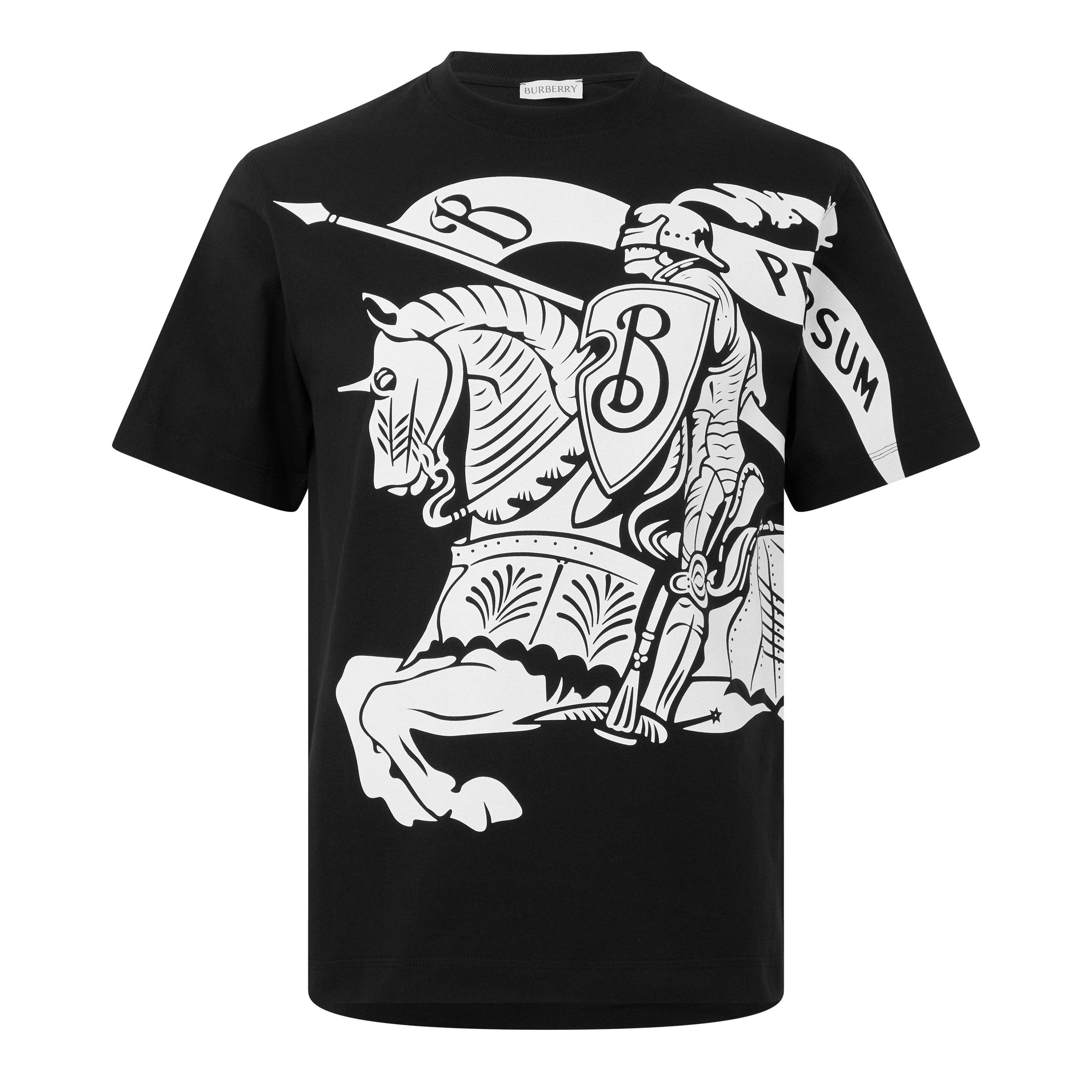 Black - Burberry - Ekd Printed T-Shirt - 5