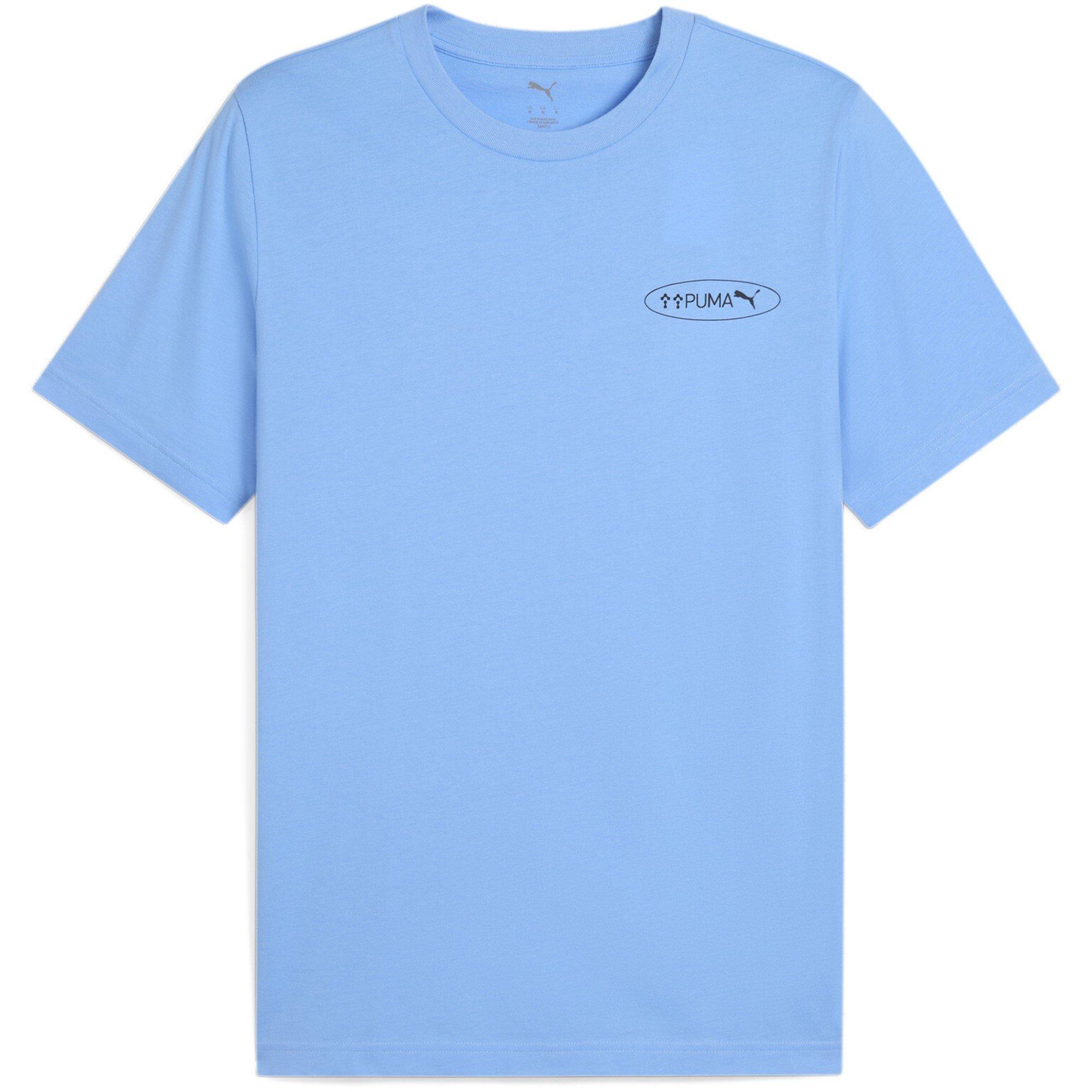 Puma Men's Regular Fit T-Shirt - Light Blue - 2XL