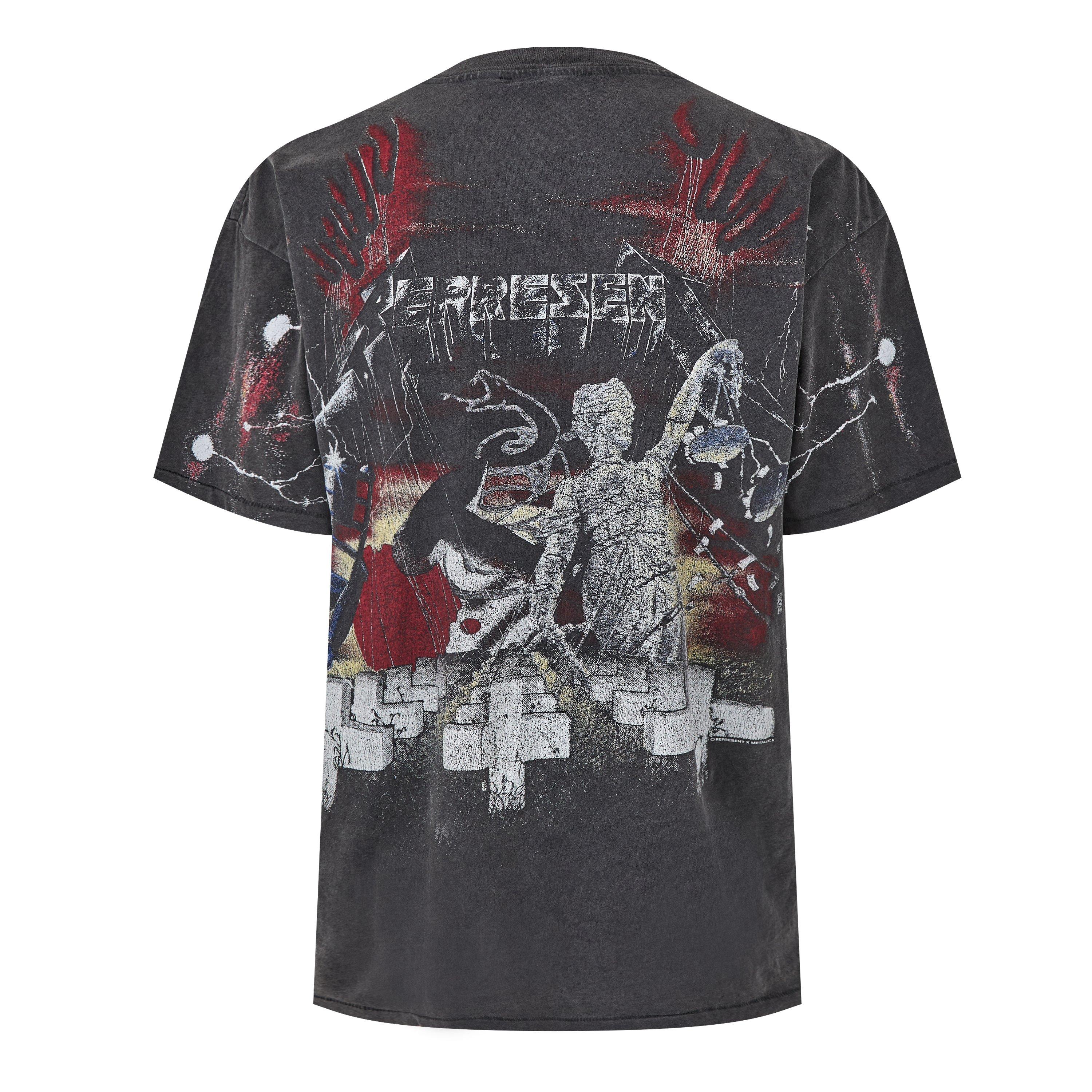 Vintage Grey - Represent - Men's Rep Puppets Oversized T-Shirt - 2