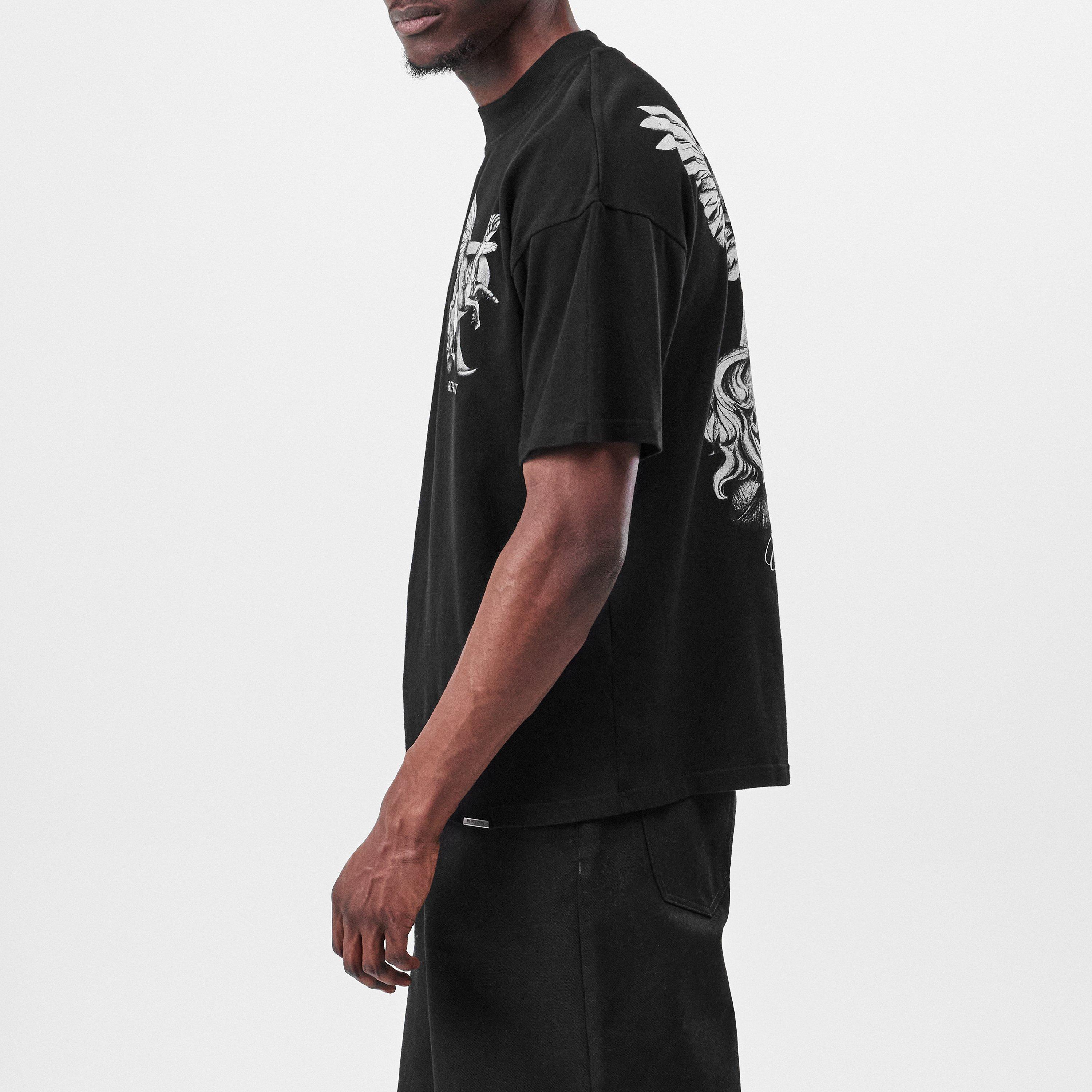 Jet Black - Represent - Unisex Rep Elegance Oversized Fit T-Shirt - 2