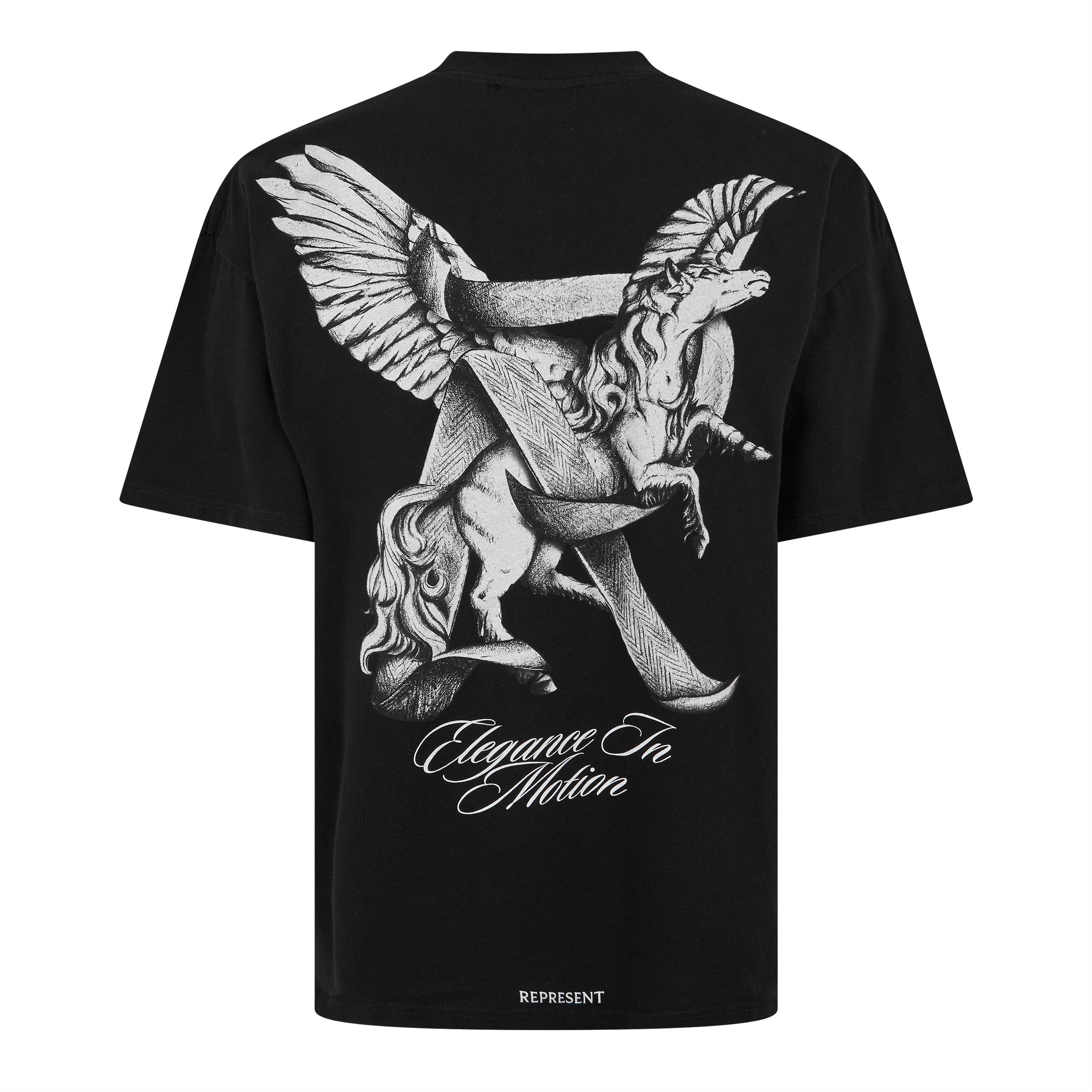 Jet Black - Represent - Unisex Rep Elegance Oversized Fit T-Shirt - 6