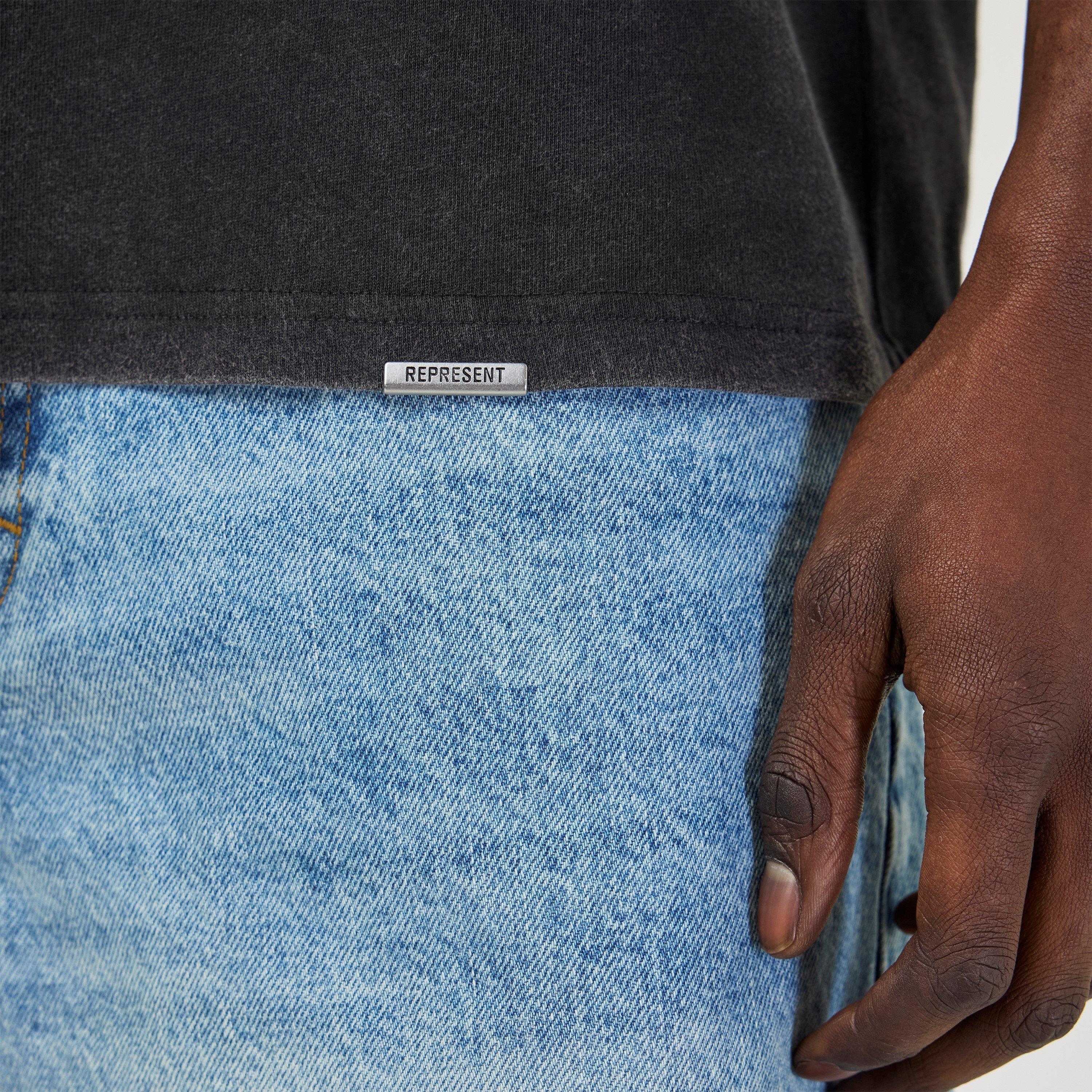 Vintage Black - Represent - Men's Rep Crest T-Shirt, Striking Graphic Print - 5