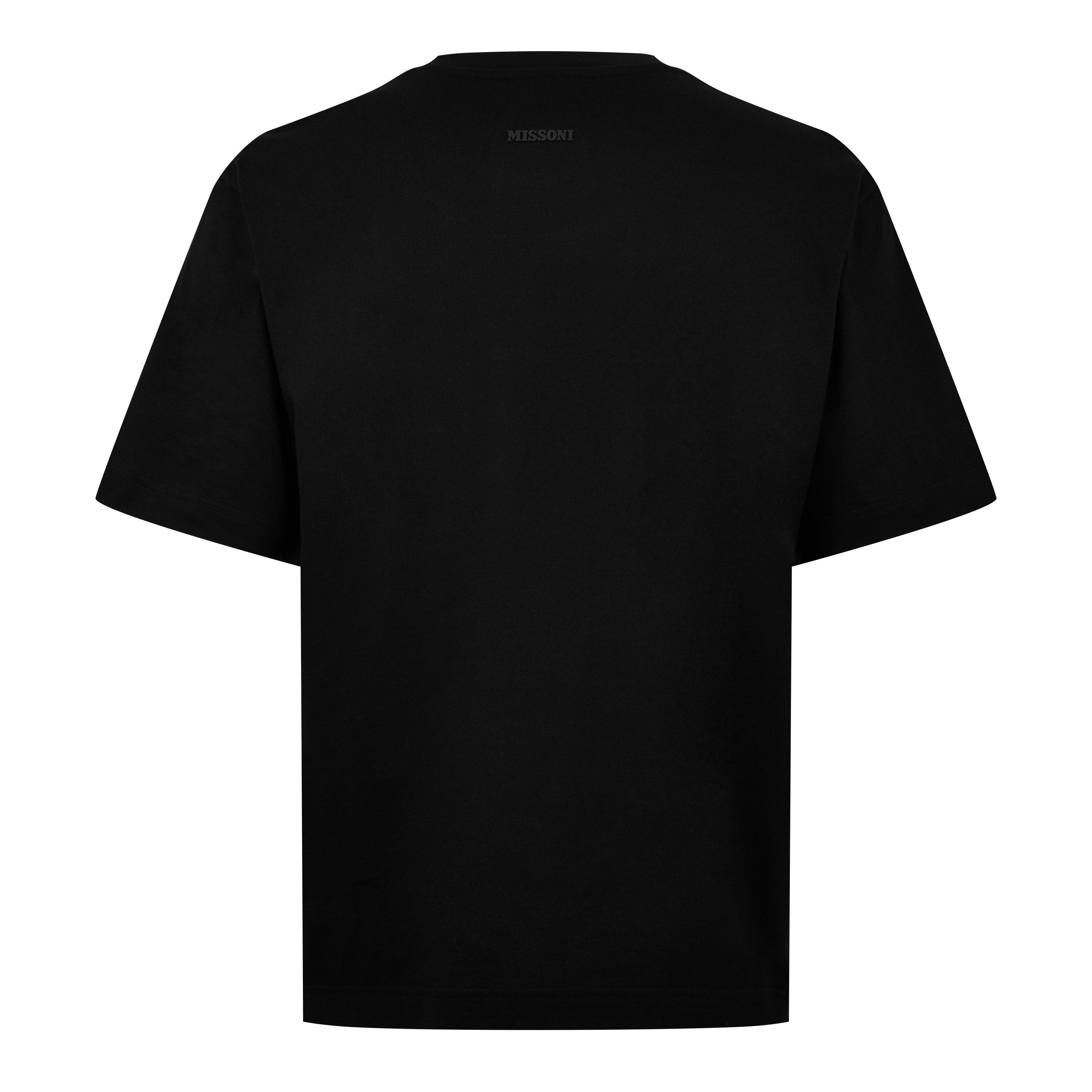 Black S91KT - Missoni - Men's Tonal Regular Fit T-Shirt - 2