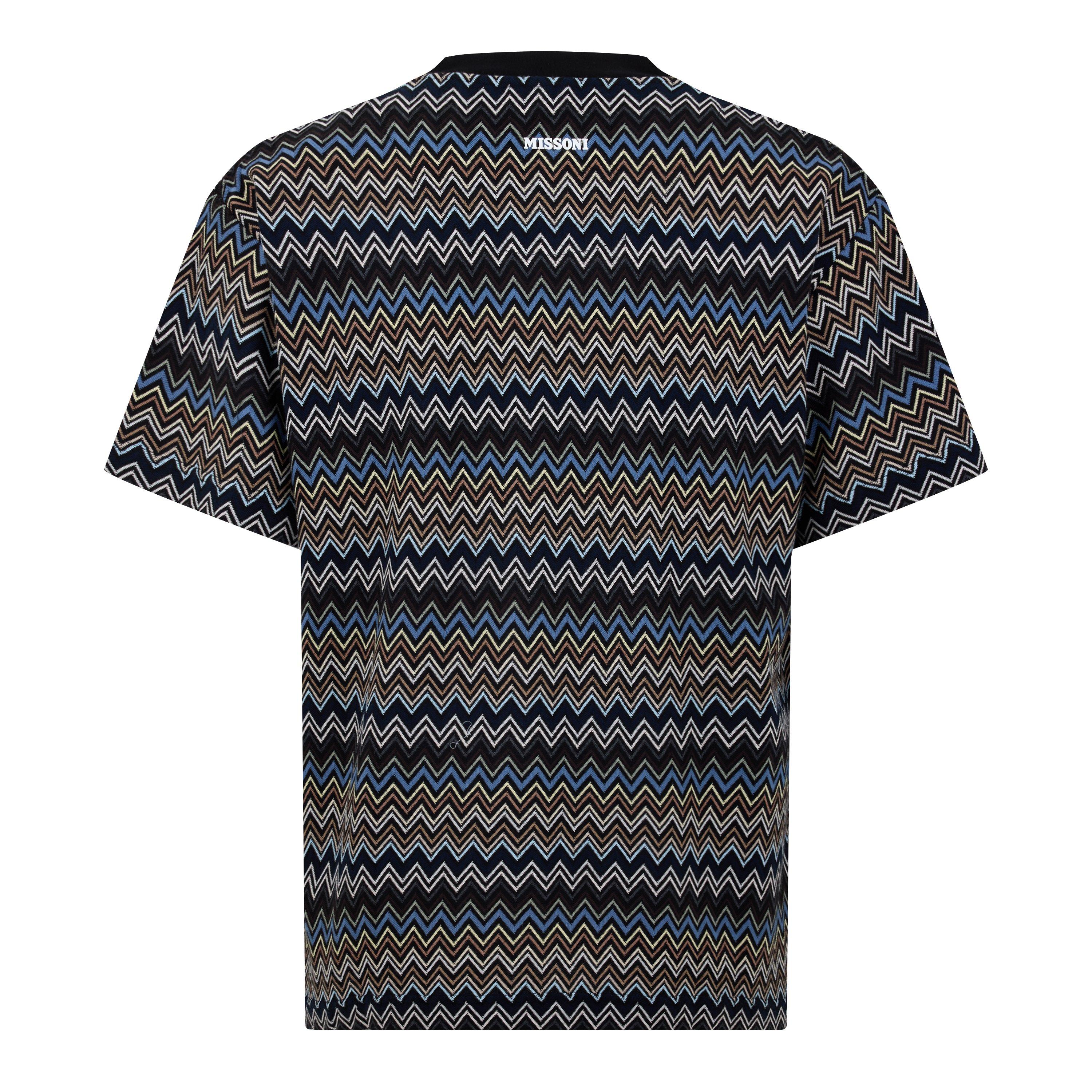 Black S91K2 - Missoni - Men's Pattern Regular Fit T-Shirt - 2