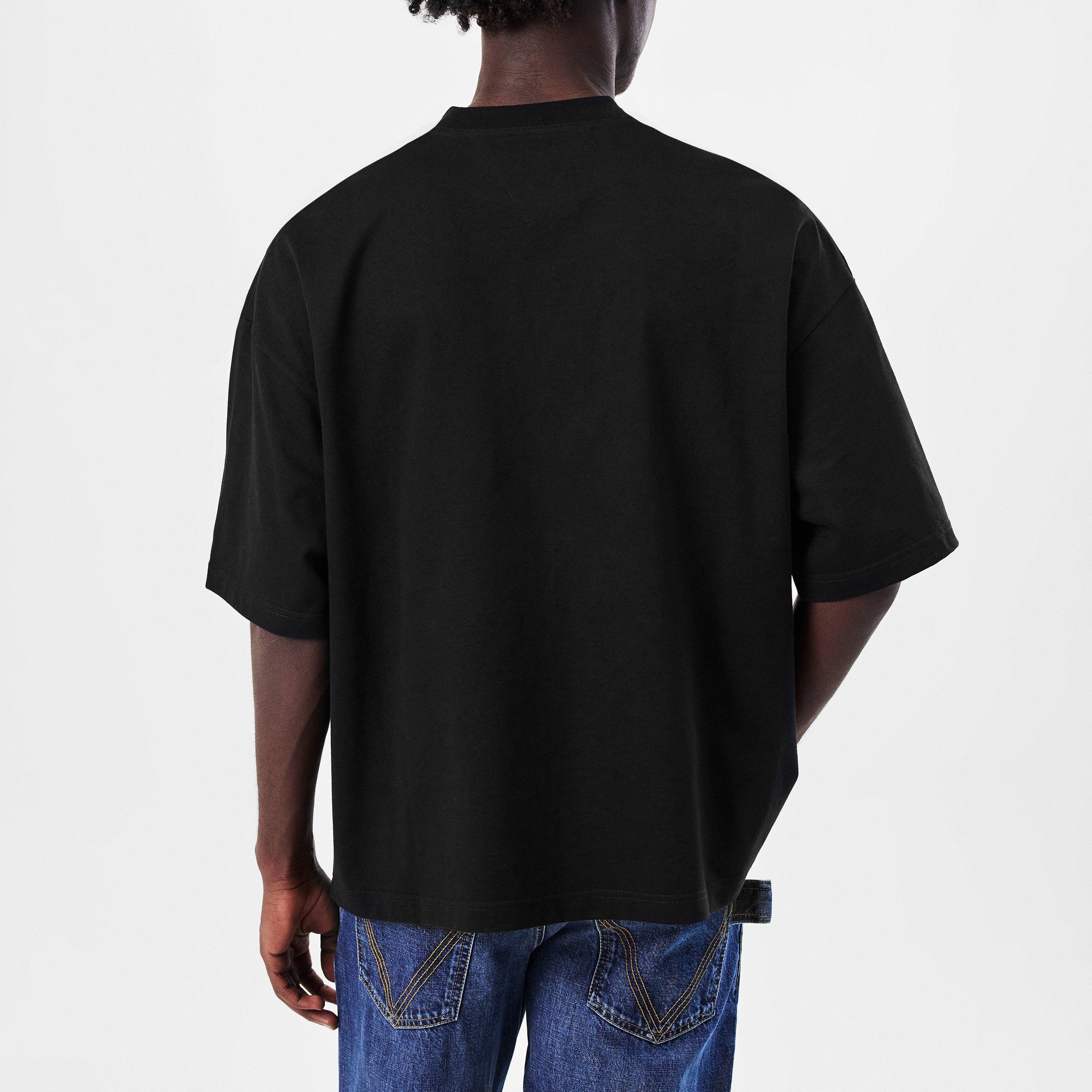 Black - Bottega Veneta - Check Panel T-Shirt - 4