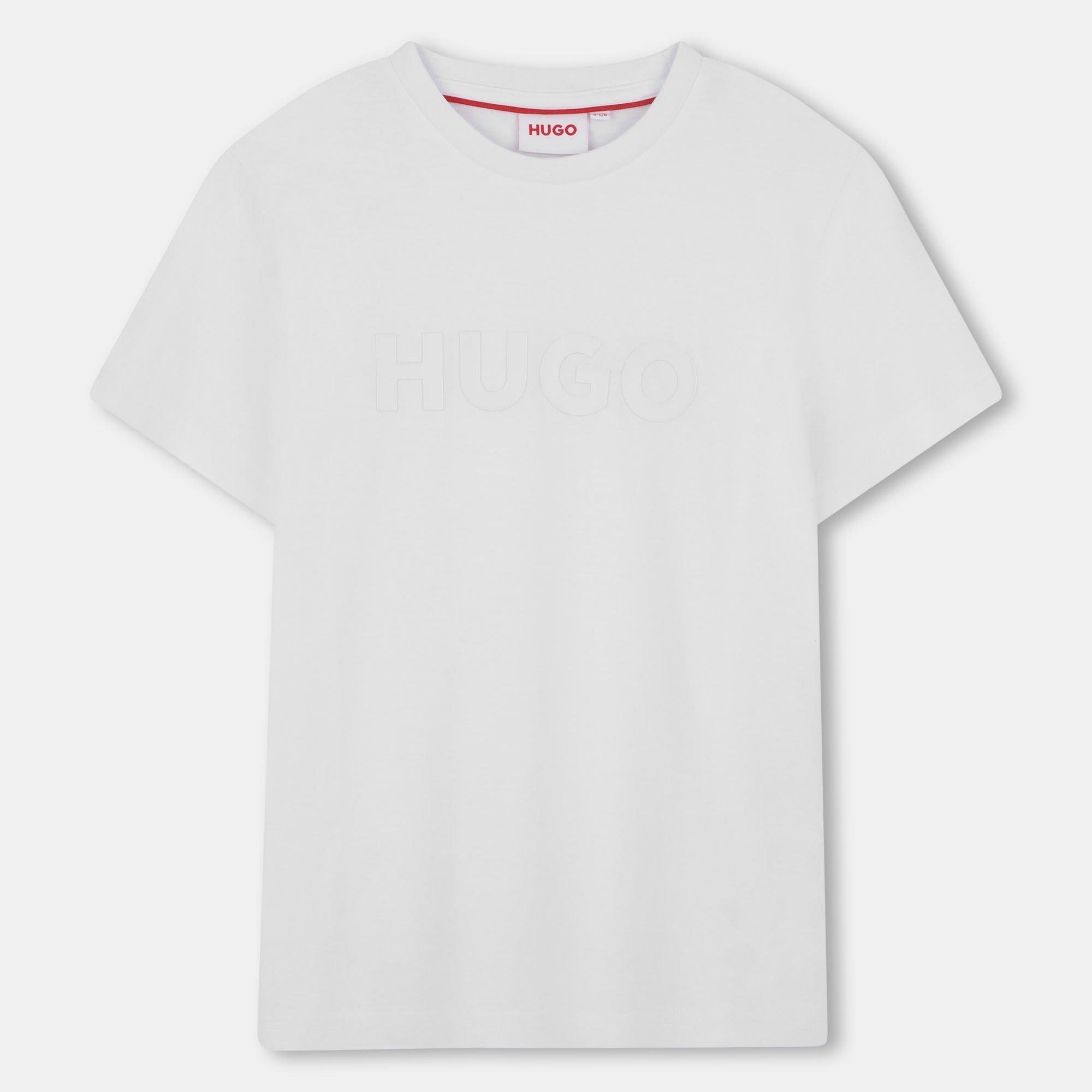 Hugo Boys Kids' T-Shirt - White 10P - 14Y