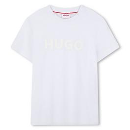 Hugo Logo T Shirt Juniors