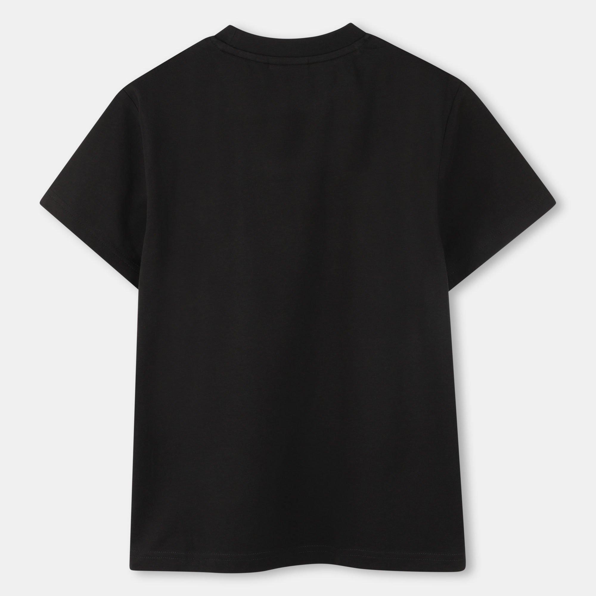 Crna 09B - Hugo - Kids' Logo Regular Fit T-Shirt - 2