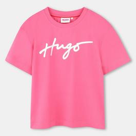 Hugo Logo T-Shirt Juniors