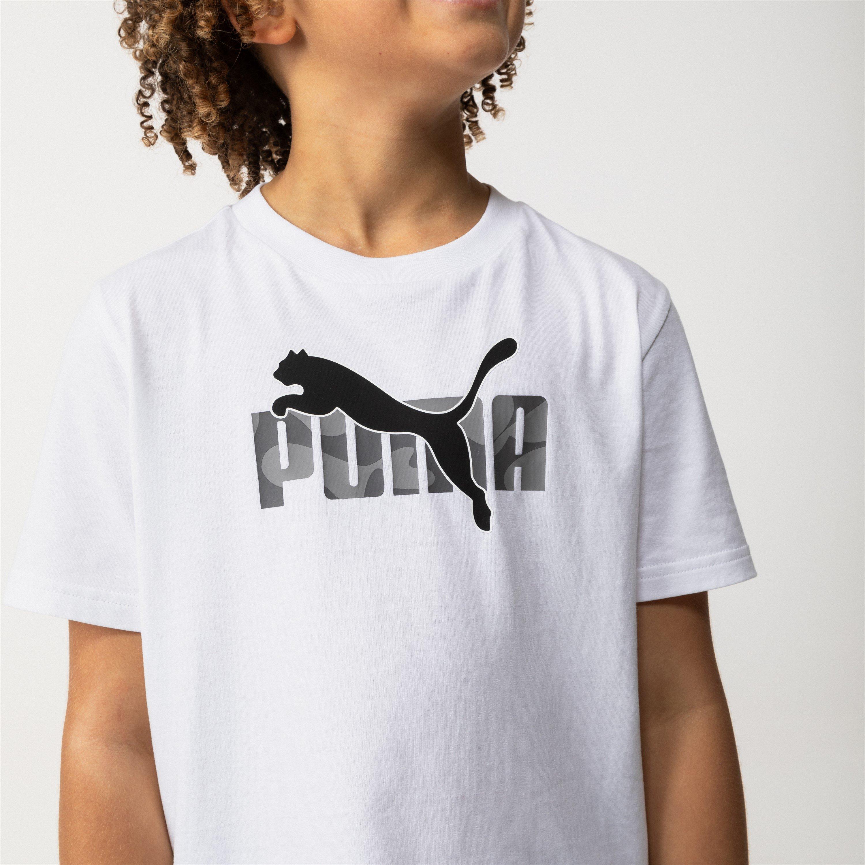 White No1 - Puma - Kids' Essentials Graphic Regular Fit T-Shirt - 4