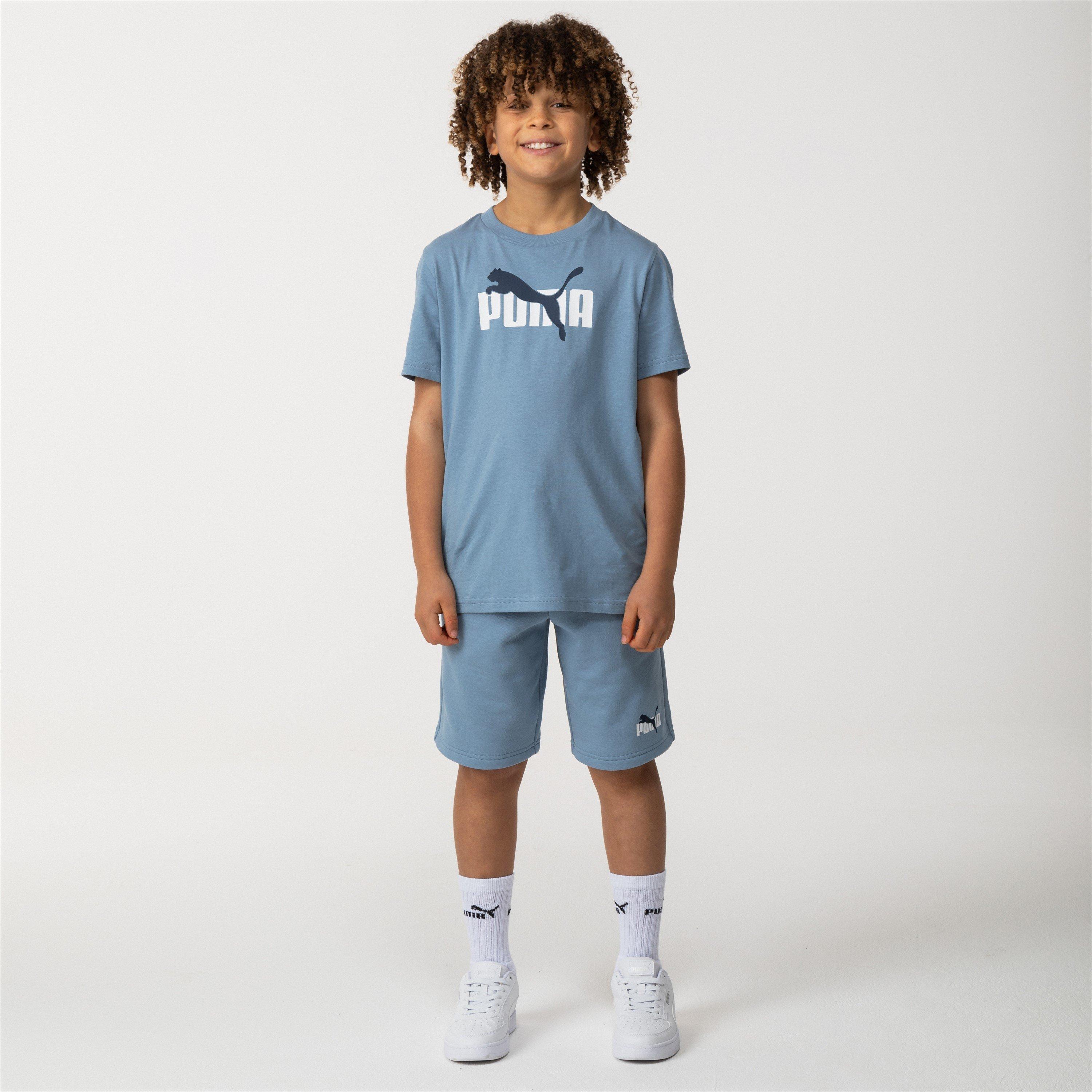 Zen Blå - Puma - Essentials Graphic Regular Fit T-Shirt - 5