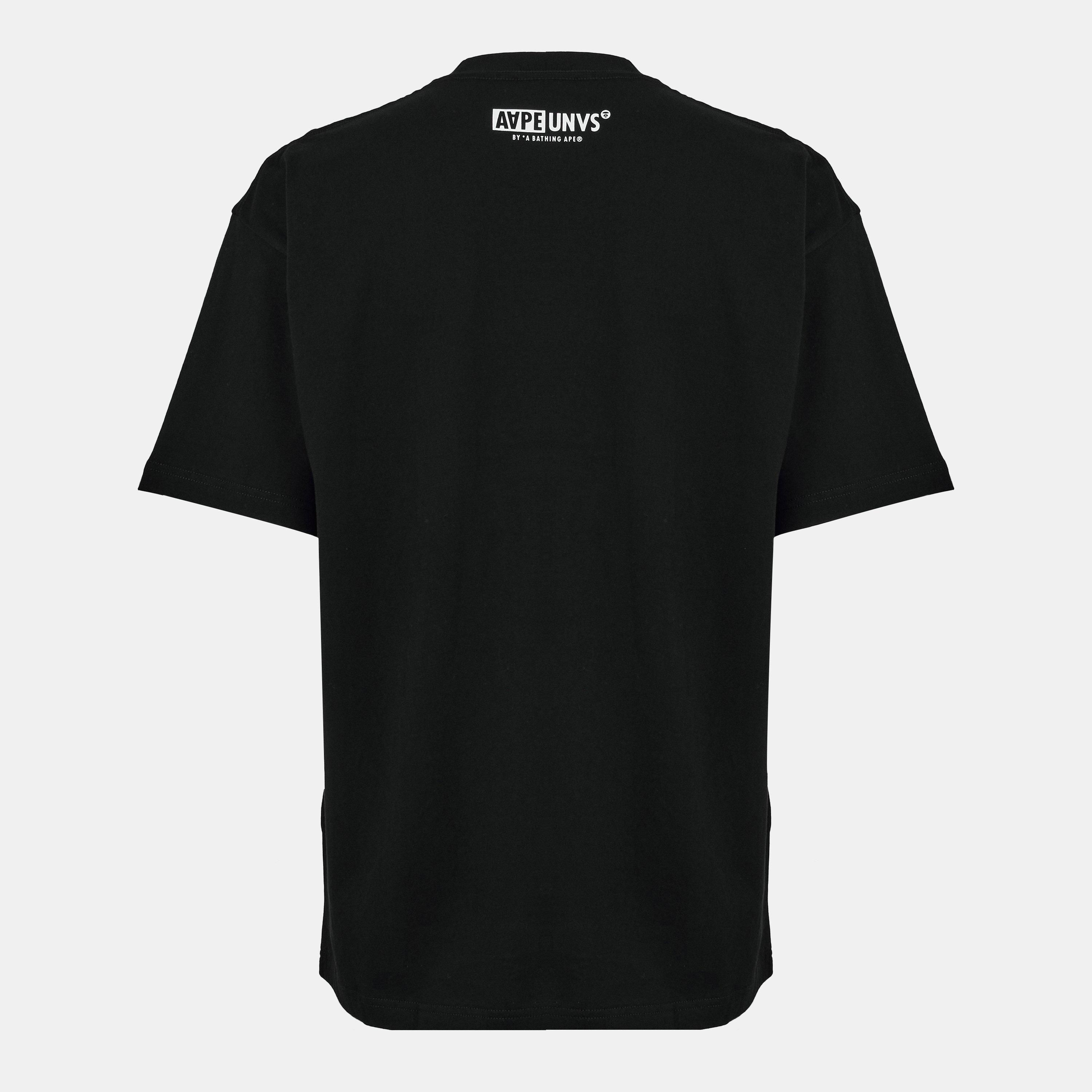 Black - AAPE - Men's Moon Face Oversized T-Shirt - 2