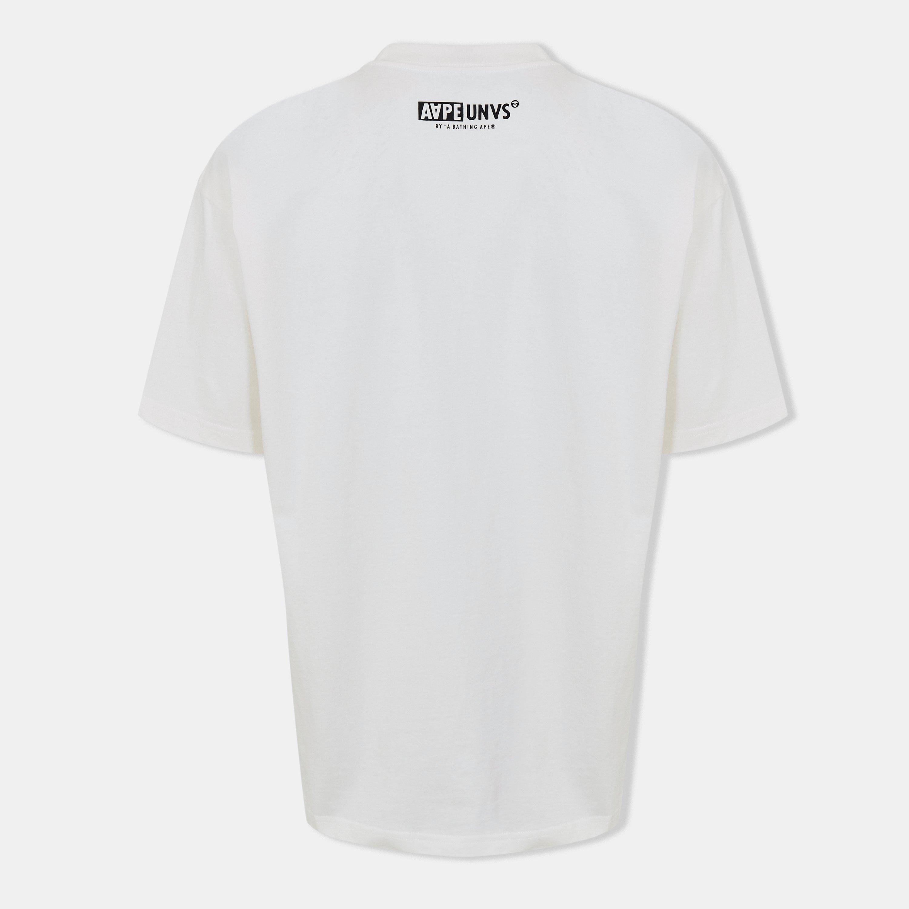 Ivory - AAPE - Men's Starbuck Oversized Fit Oversized T-Shirt - 2