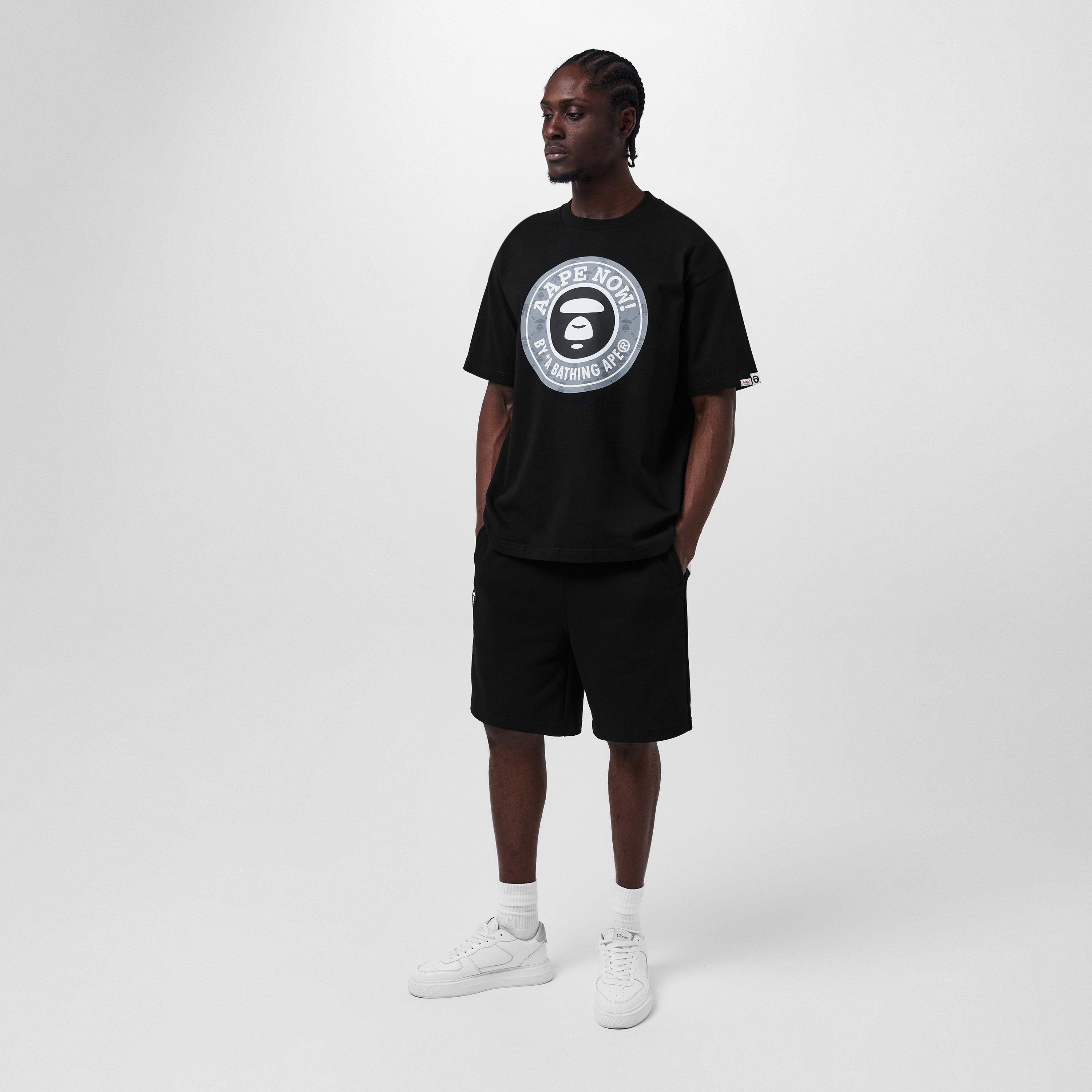 Black - AAPE - Men's Starbuck Oversized T-Shirt - 6