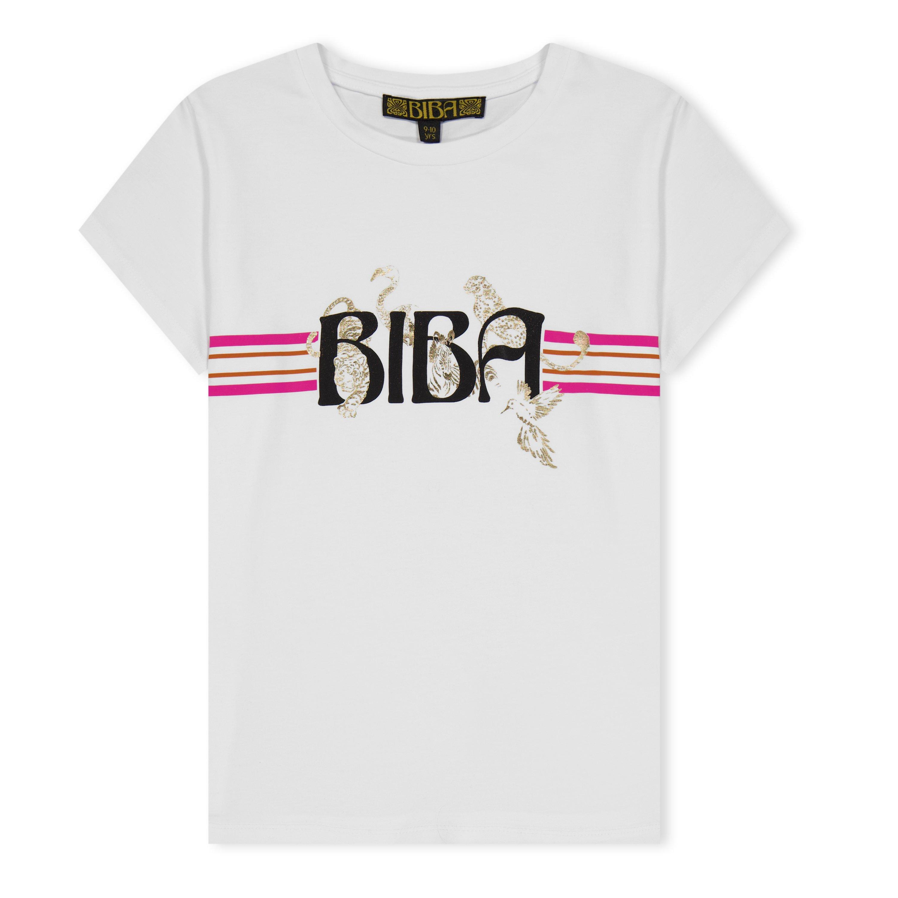Tiermuster - Biba - Junior Girls Biba Logo T Shirt - 6