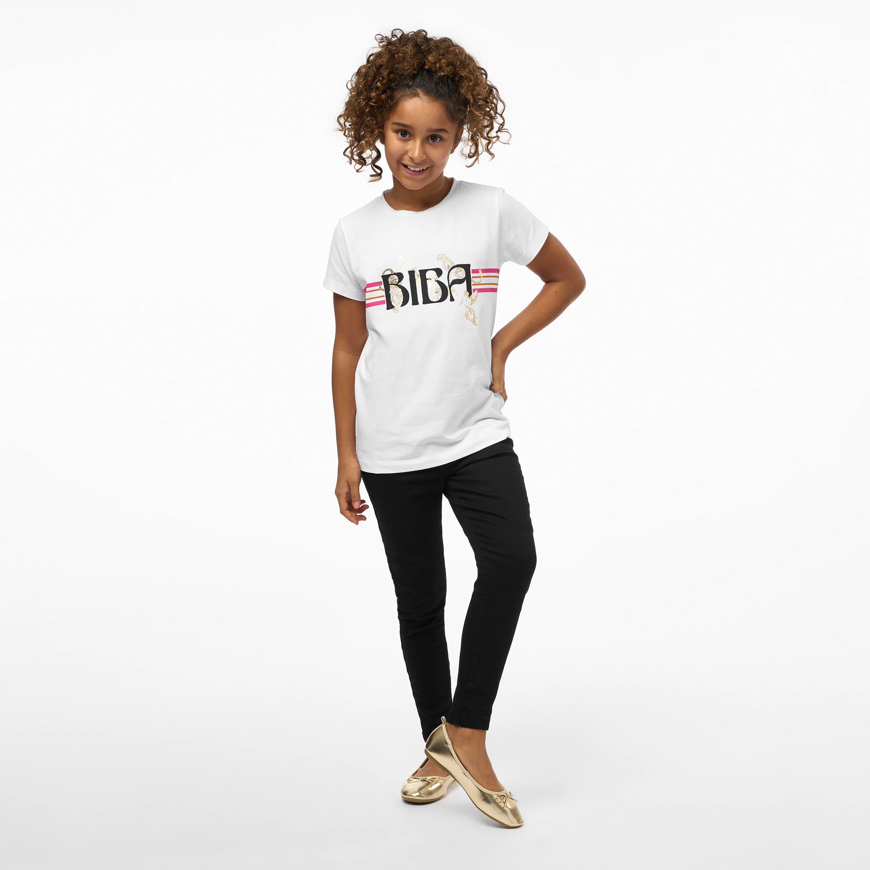 Tiermuster - Biba - Junior Girls Biba Logo T Shirt - 4