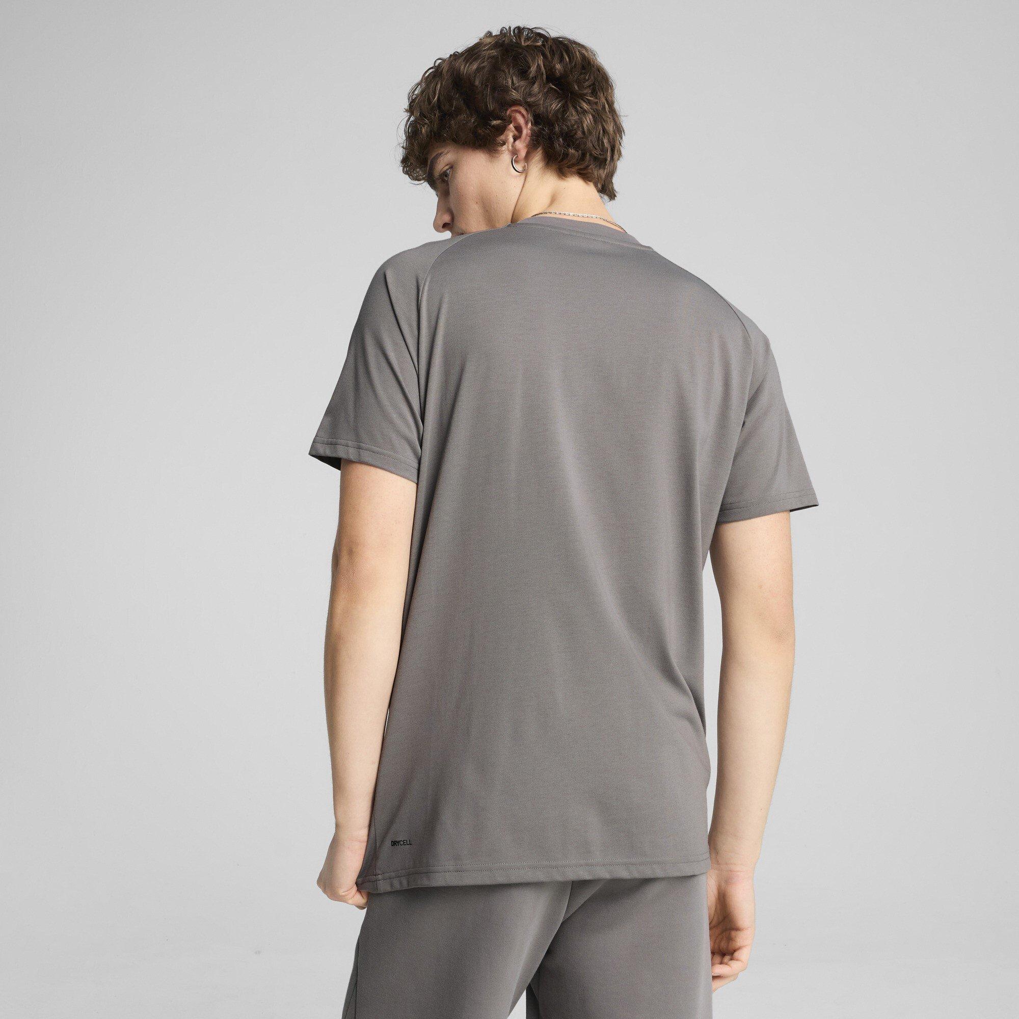 Dark Grey - Puma - Tech Pocket Regular Fit T-Shirt - 4