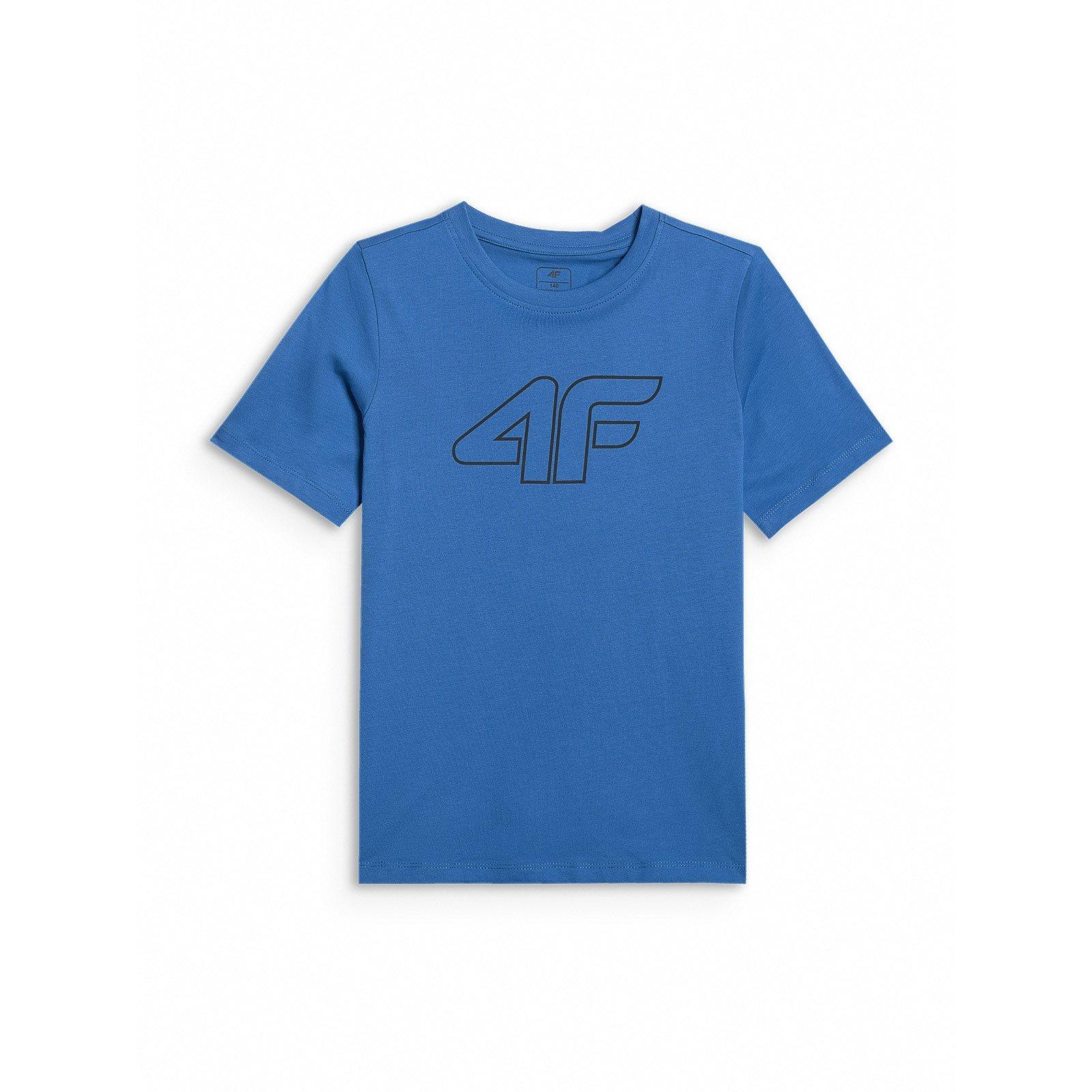 Blauw - 4F - Kids' T-Shirt - 1