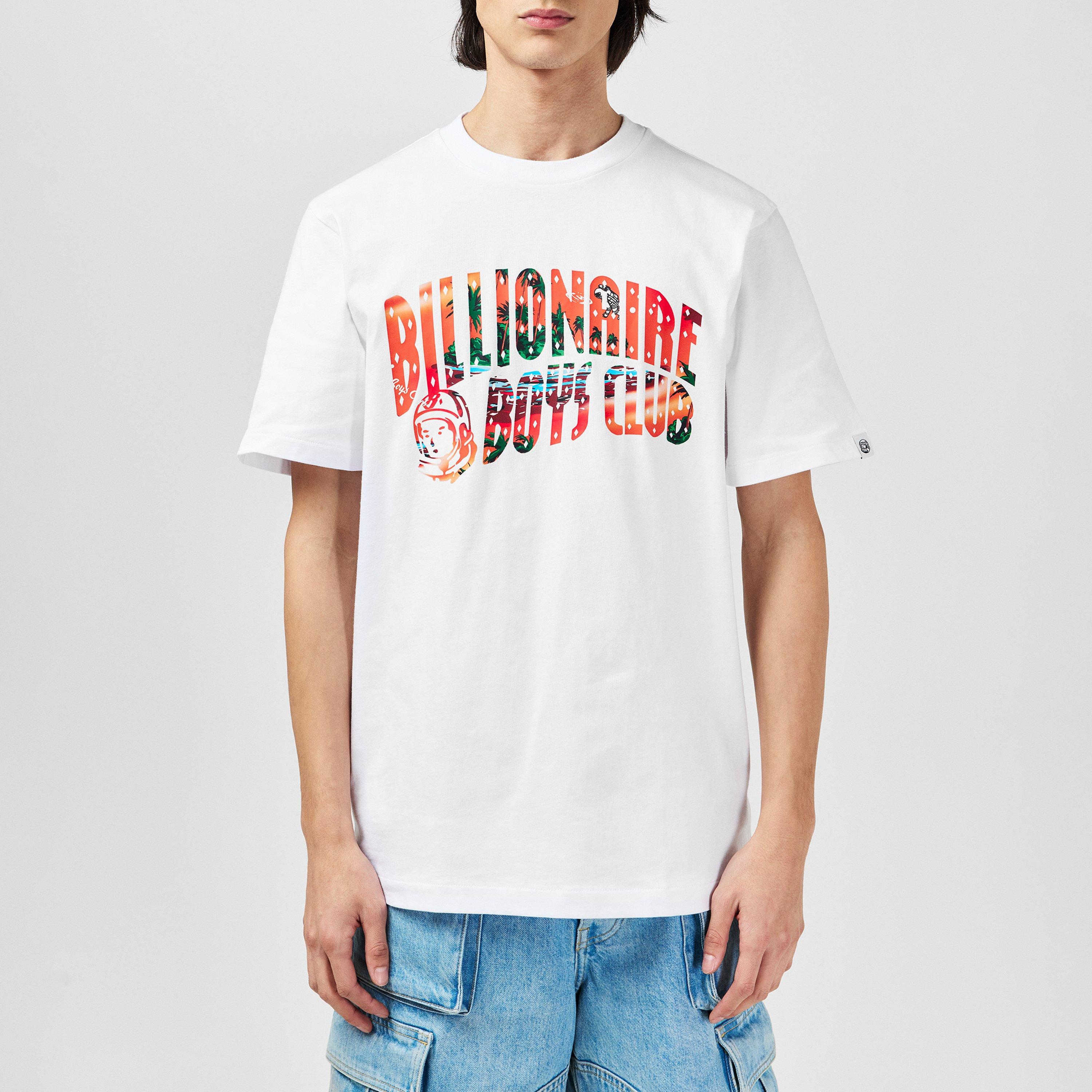 White - Billionaire Boys Club - Tropical Arch Logo T-Shirt - 3