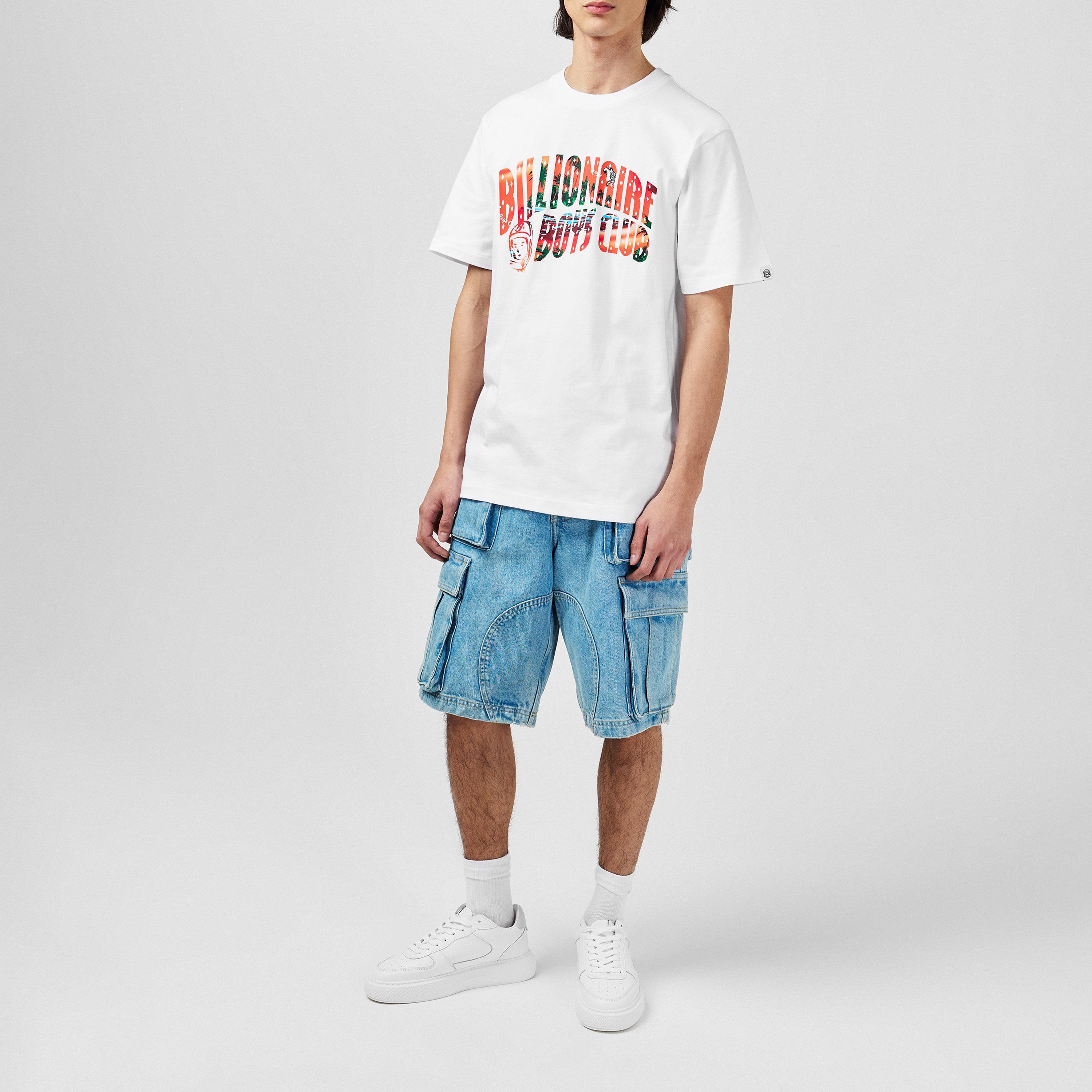 White - Billionaire Boys Club - Tropical Arch Logo T-Shirt - 6