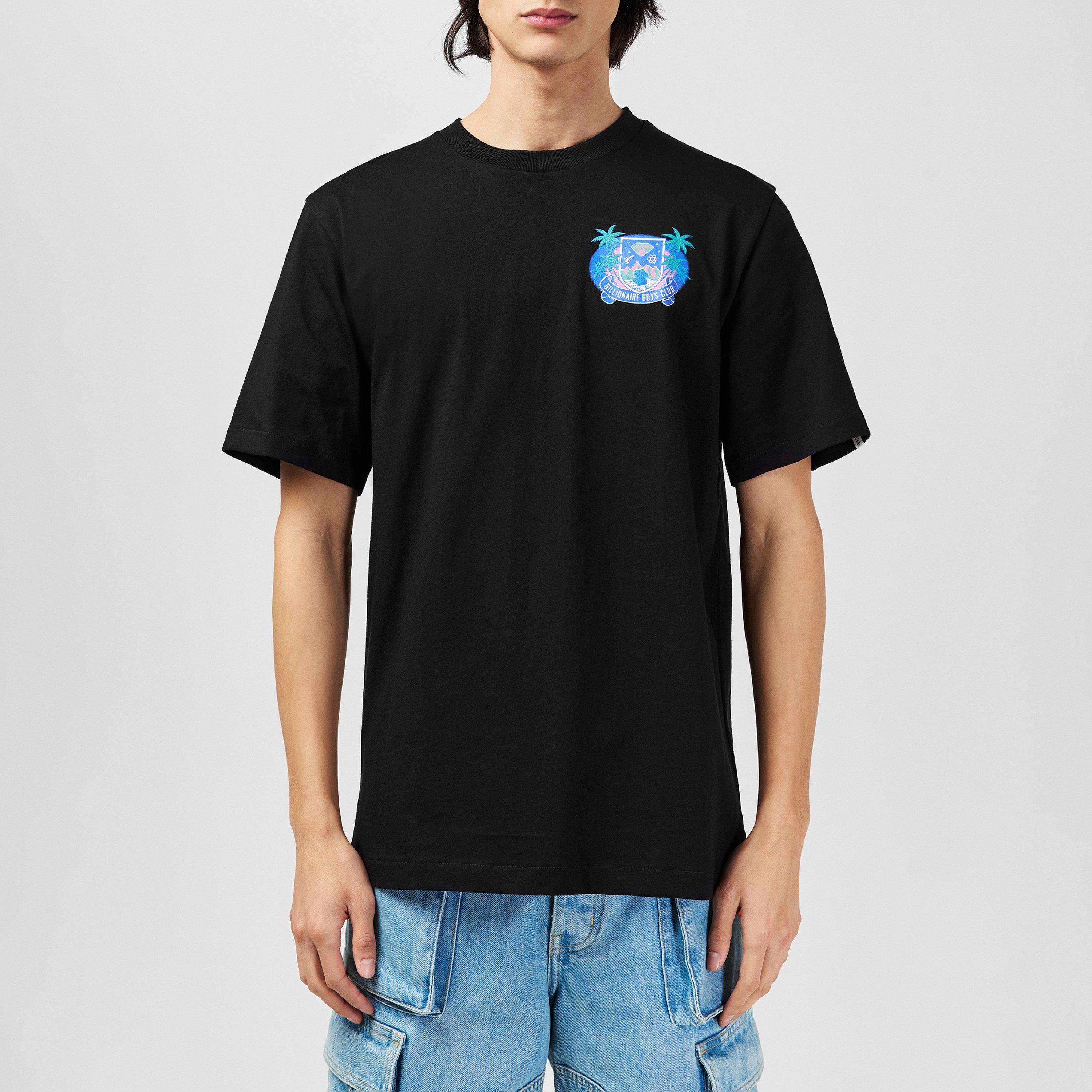 Black - Billionaire Boys Club - Men's Tropic Crest Regular Fit T-Shirt - 3