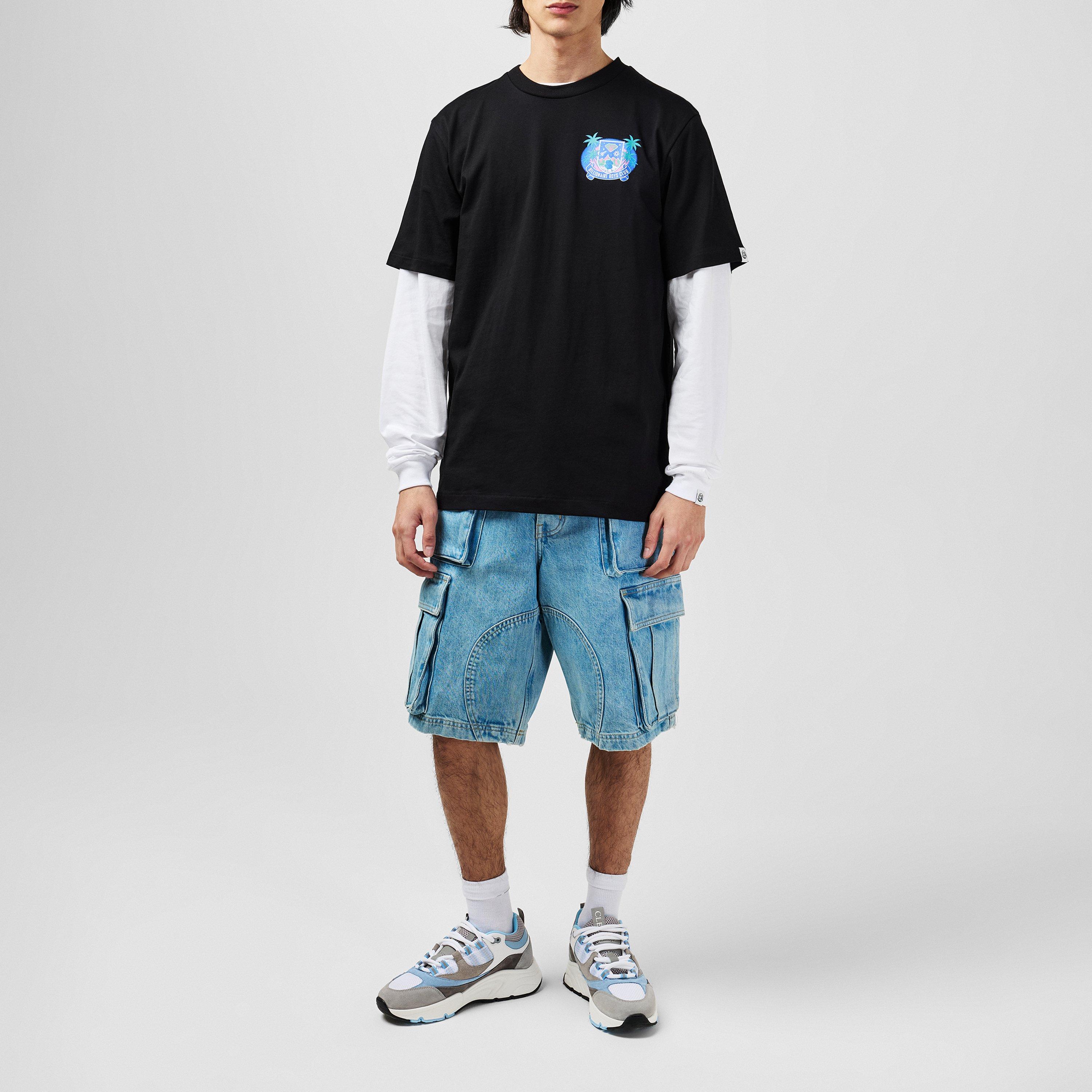 Black - Billionaire Boys Club - Men's Tropic Crest Regular Fit T-Shirt - 6