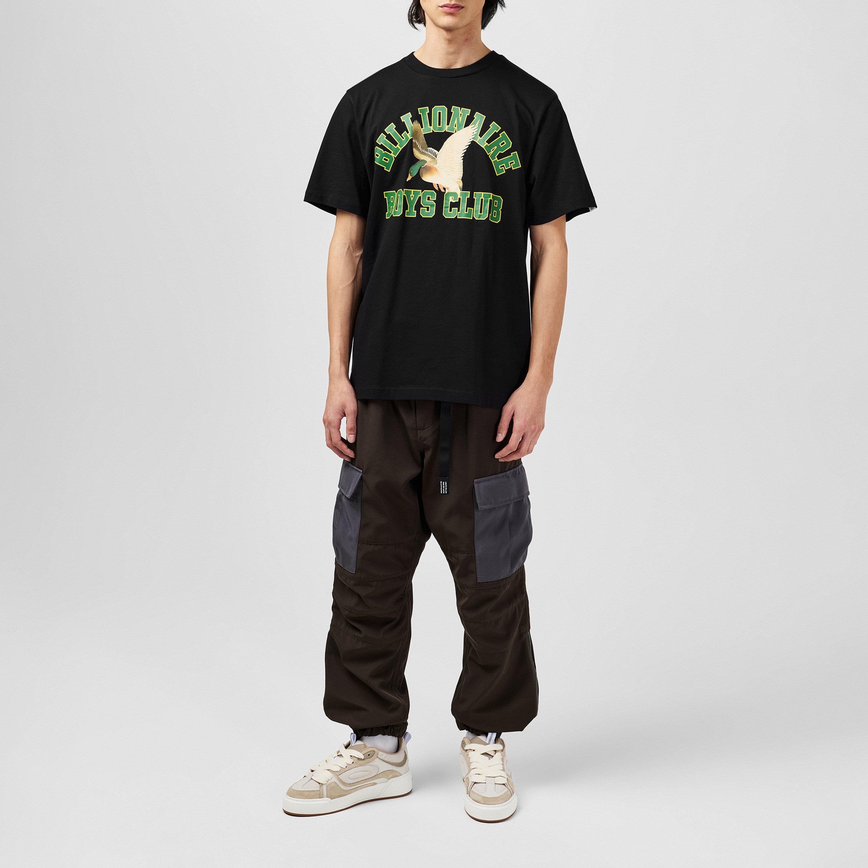 Black - Billionaire Boys Club - Men's Duck Varsity Regular Fit T-Shirt - 4
