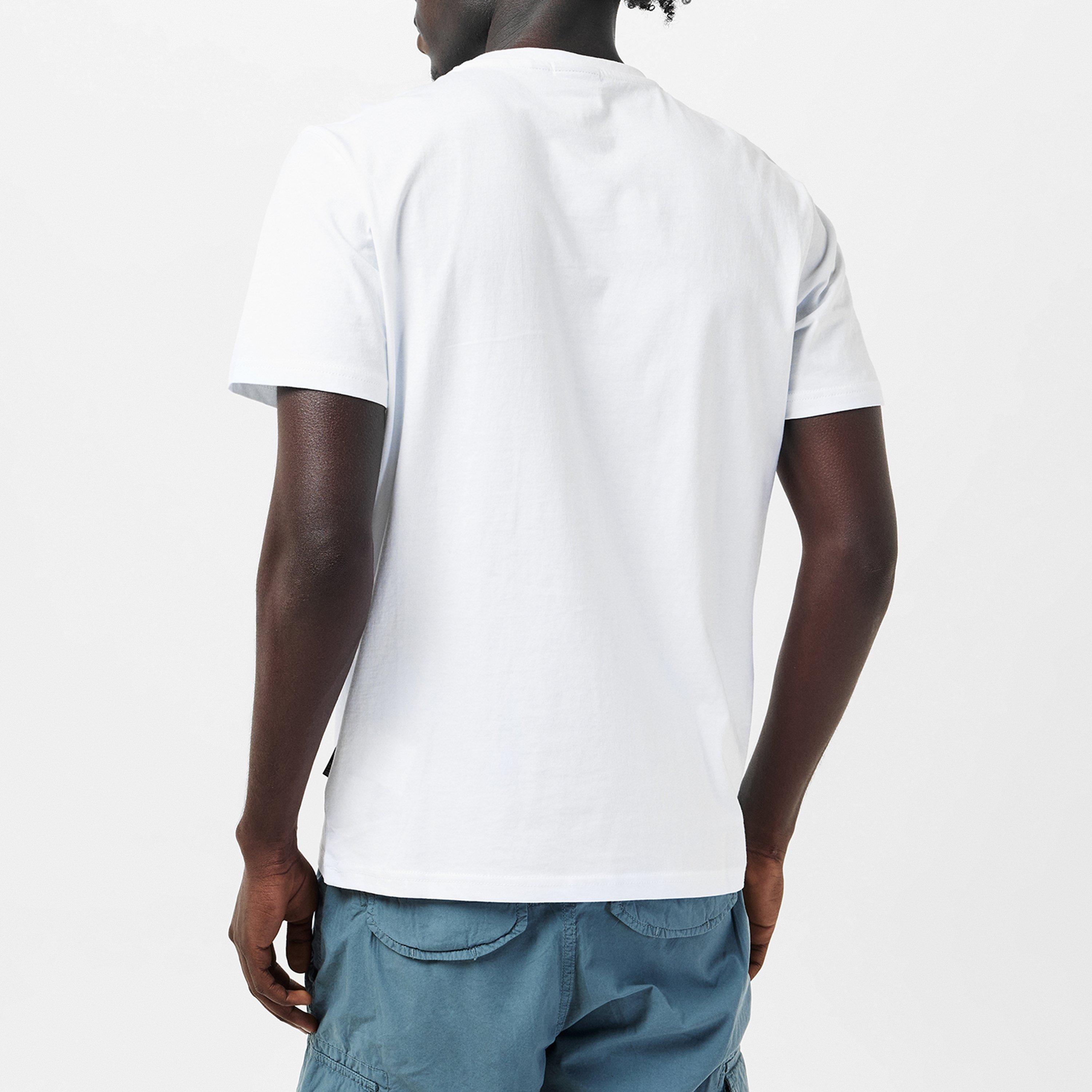 Brightwhite 002 - Napapijri - Salis Short Sleeve T-shirt Mens - 4