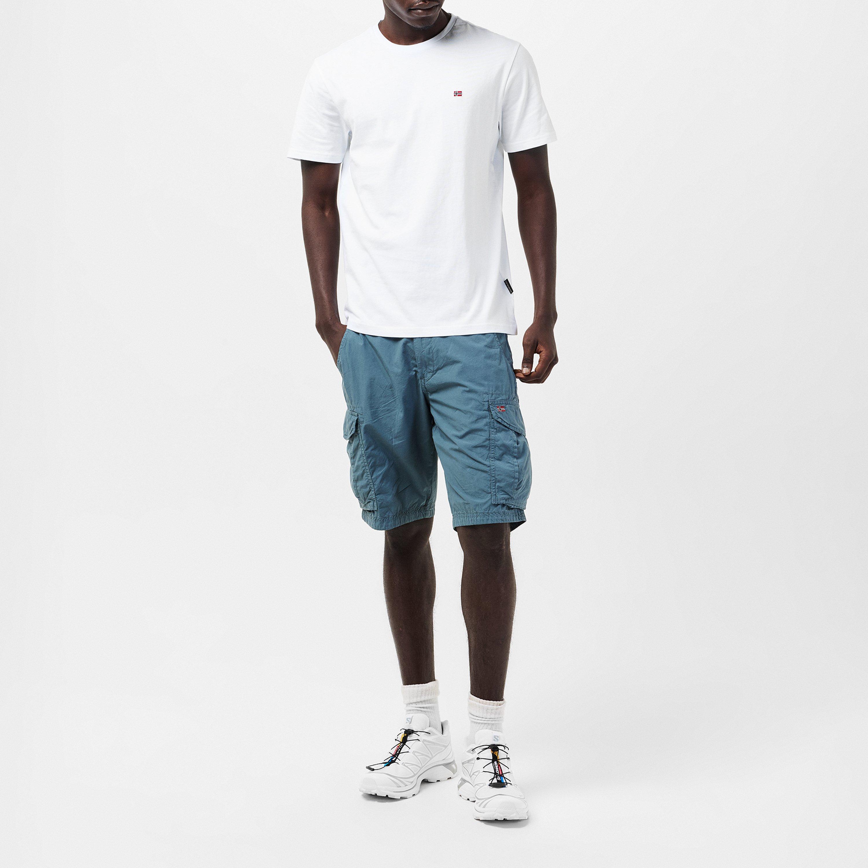 Brightwhite 002 - Napapijri - Salis Short Sleeve T-shirt Mens - 6