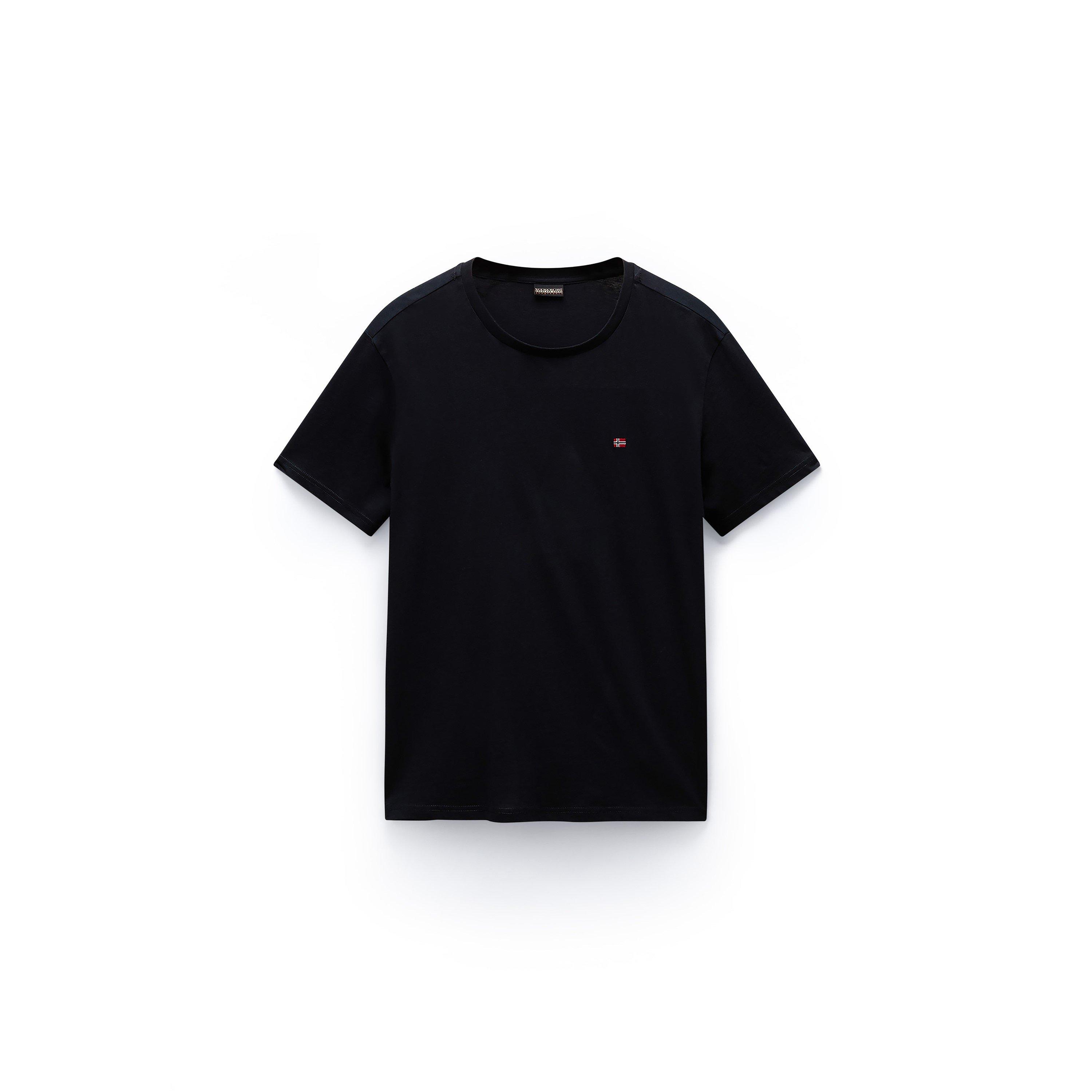 Napapijri Men's Salis Short Sleeve T-Shirt - Black 041 - L