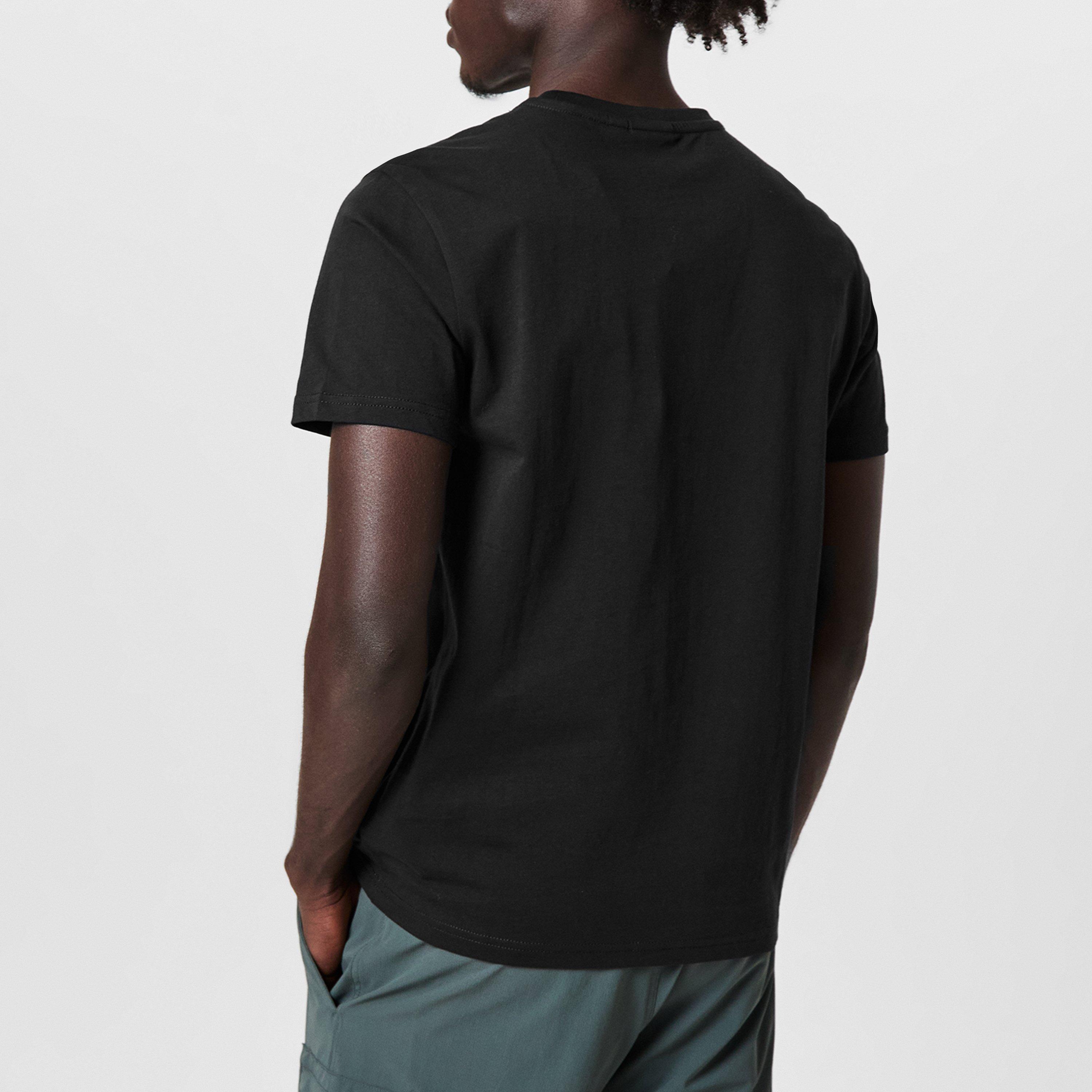 Preto 041 - Napapijri - Napa Salis Short Sleeve T-shirt Mens - 3