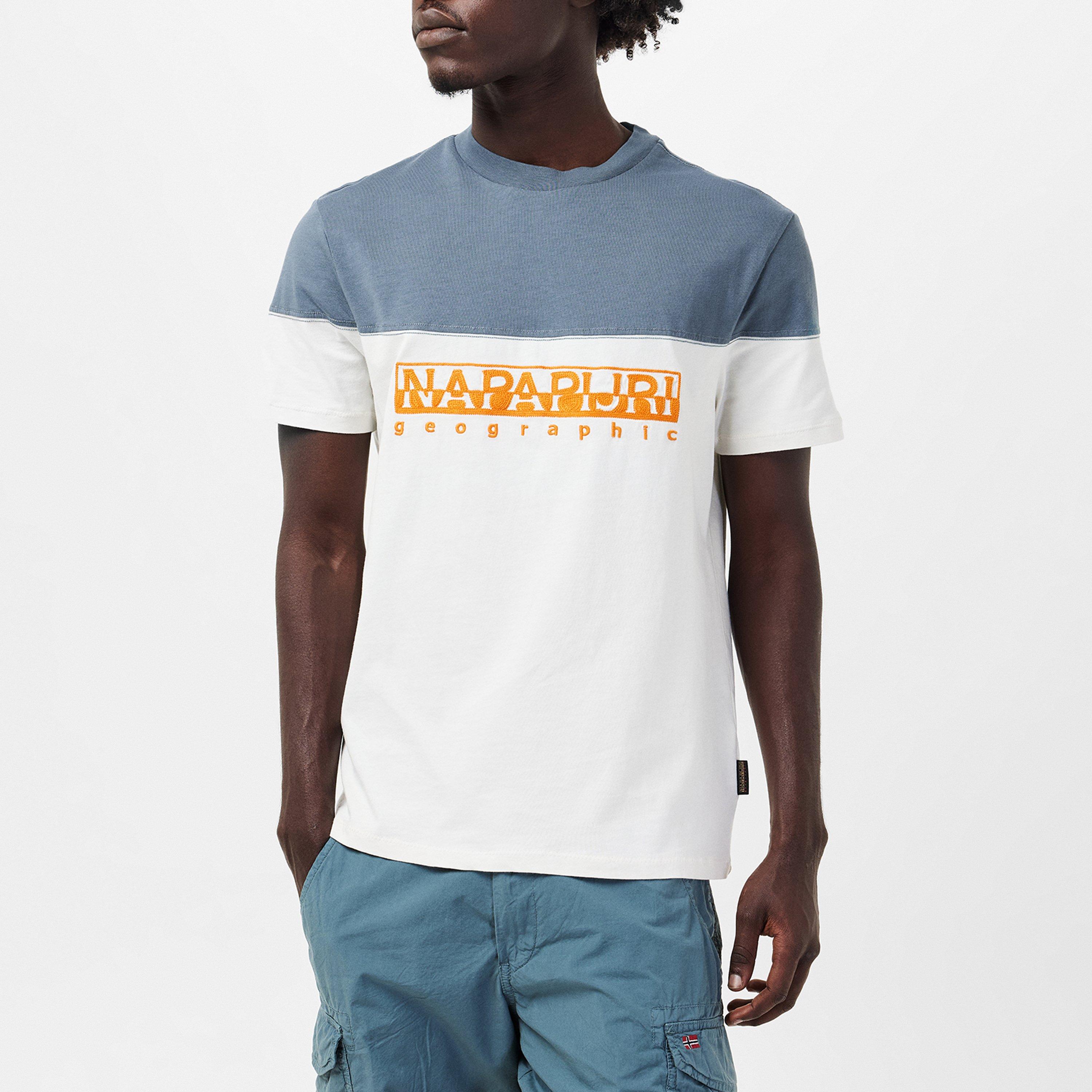 White Whisper - Napapijri - Men's SATURNIA Regular Fit T-Shirt - 3