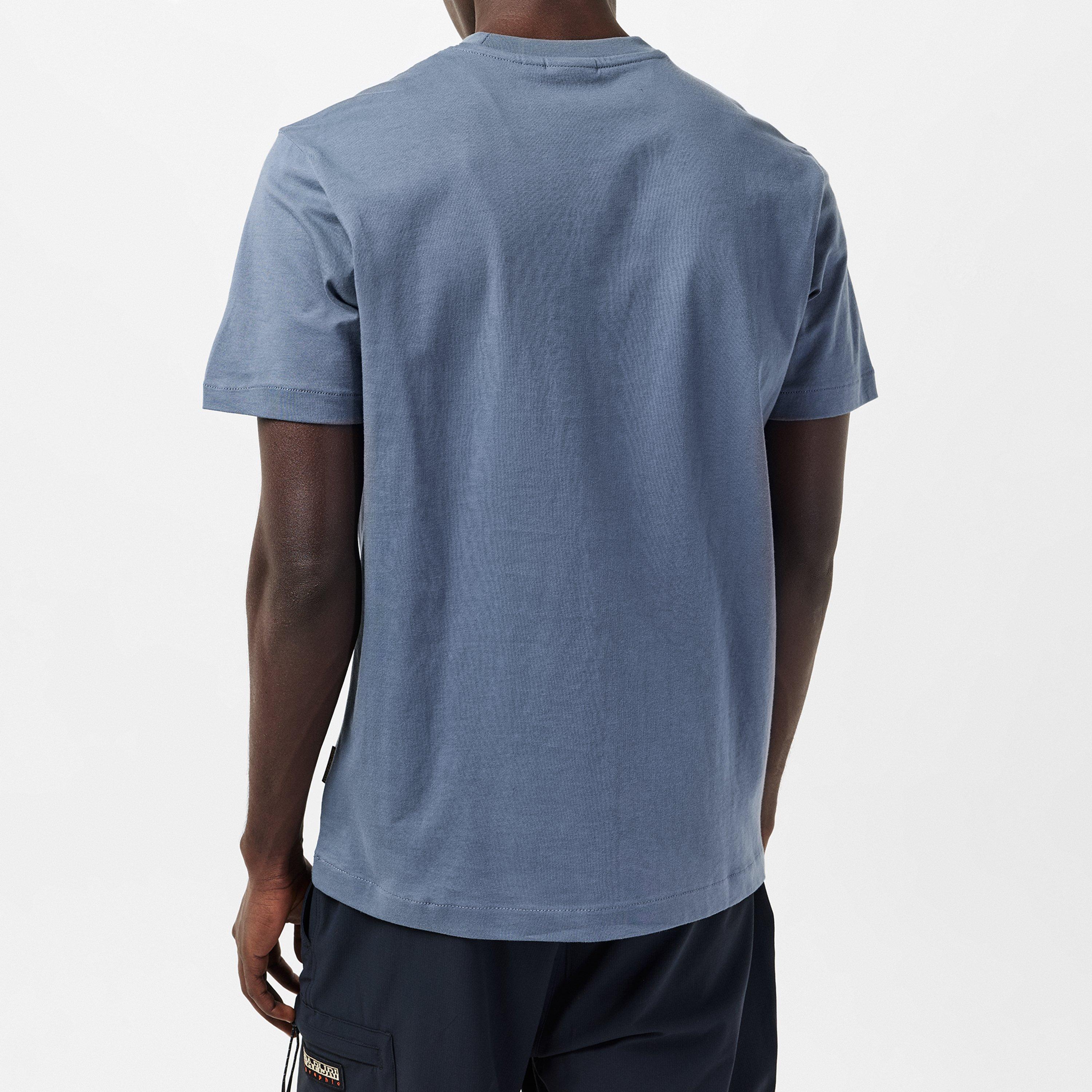 Stormy Weat G1Y - Napapijri - Nap Box Logo Short Sleeve T-shirt Mens - 4