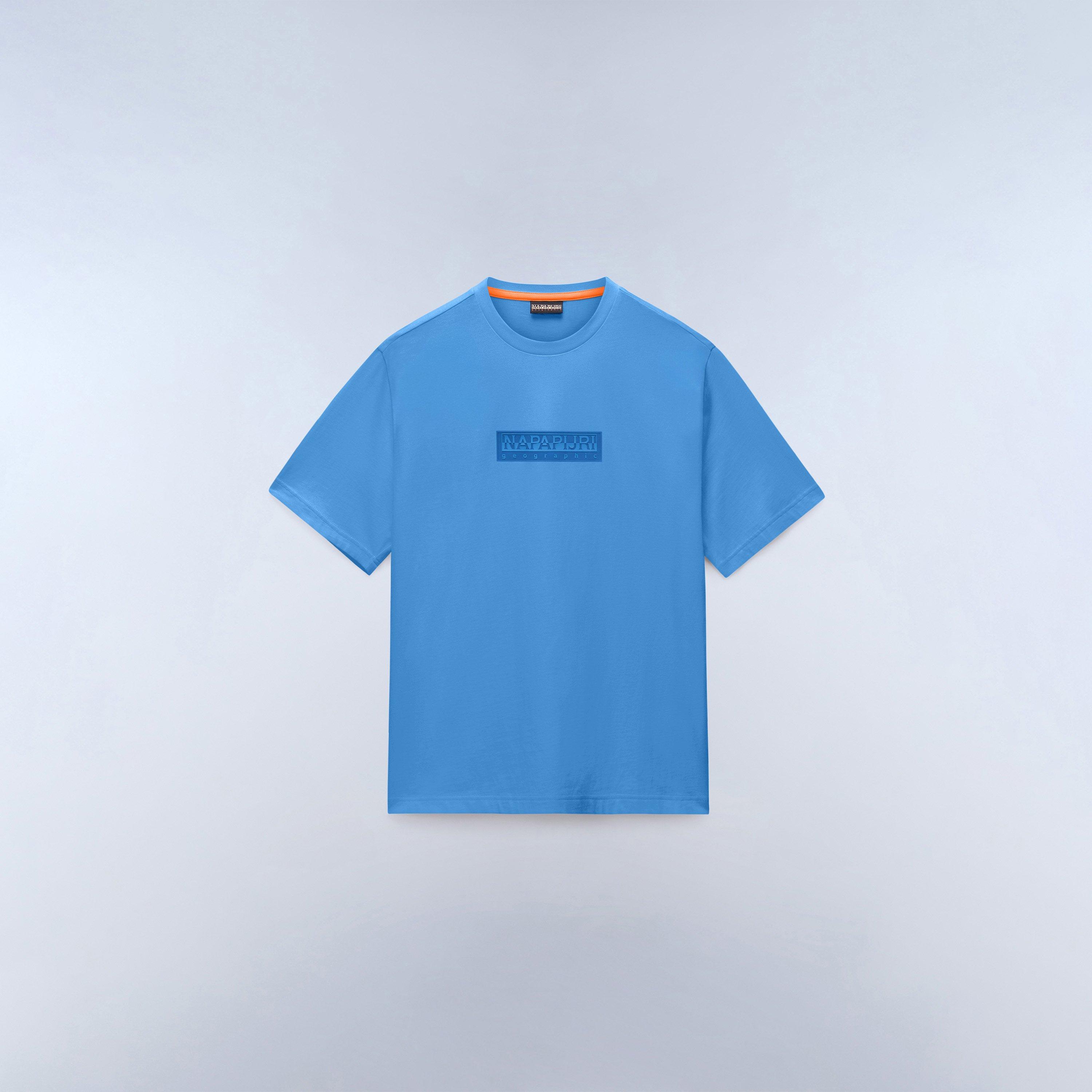 NAPAPIJRI Box Logo T-Shirt Manica Corta Taglia L: Maglietta Basic E Comoda Per Uomo, Cotone Morbido - 5