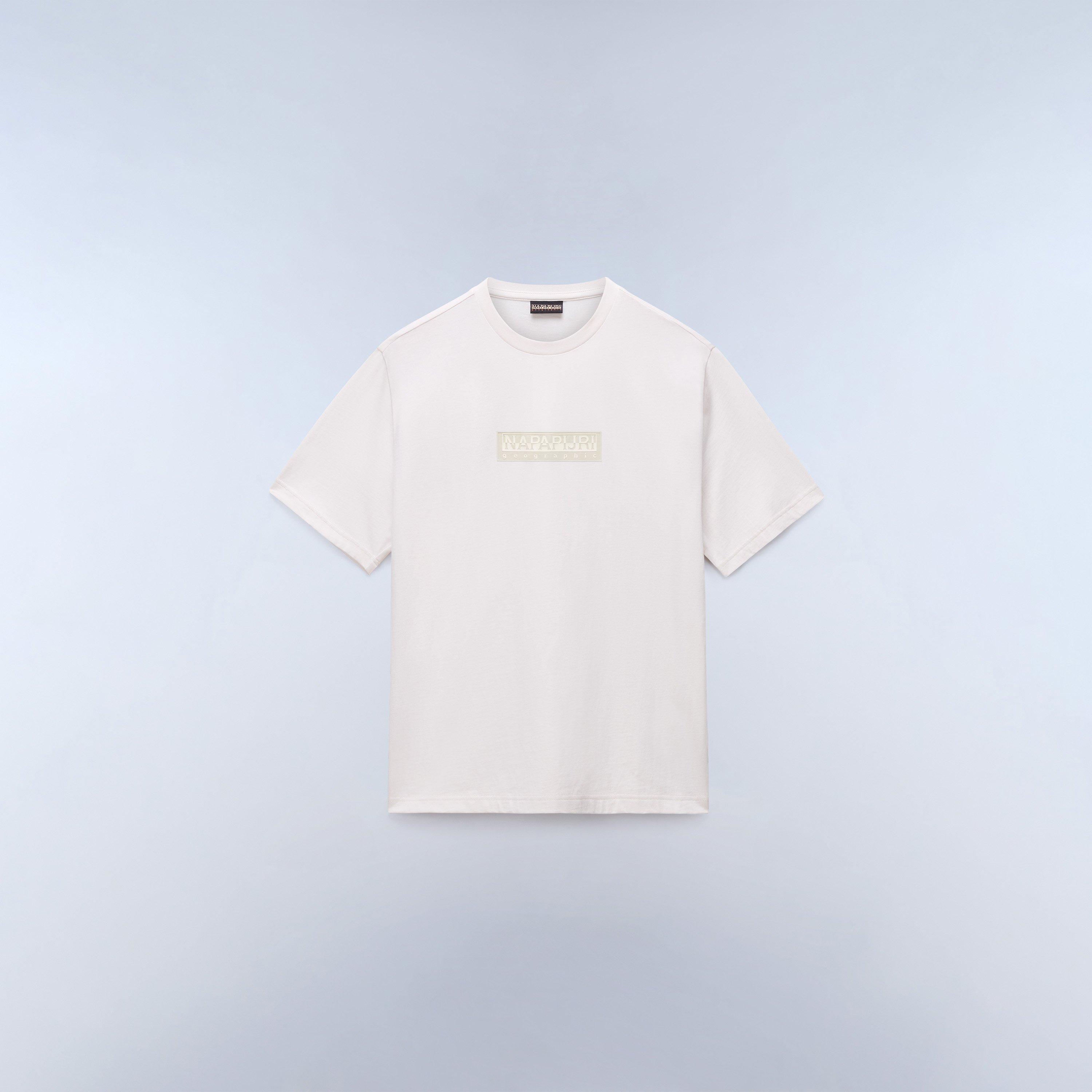 Napapijri Men's Nap Box Logo Short Sleeve T-Shirt - White - S