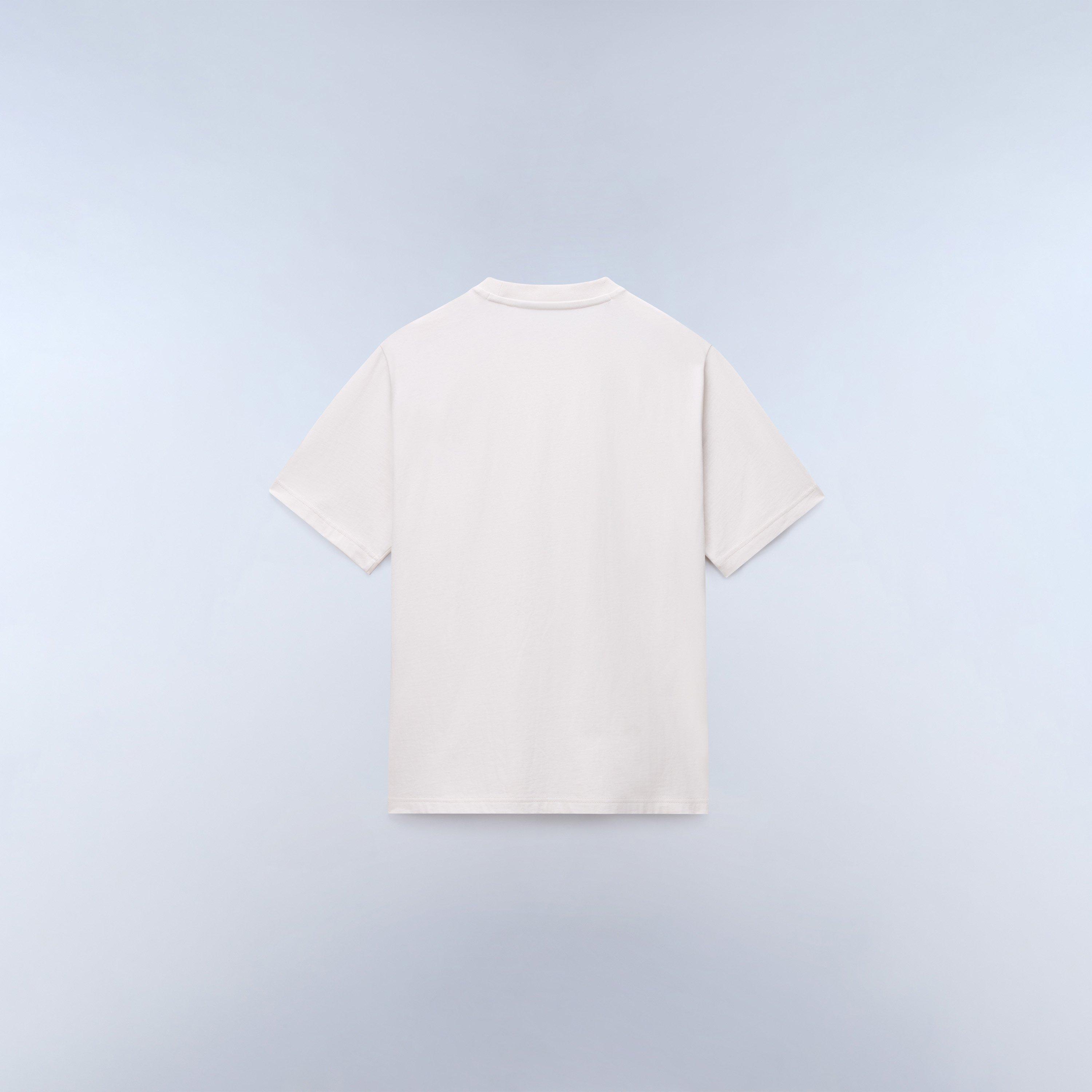 White - Napapijri - Nap Box Logo Short Sleeve T-shirt Mens - 2