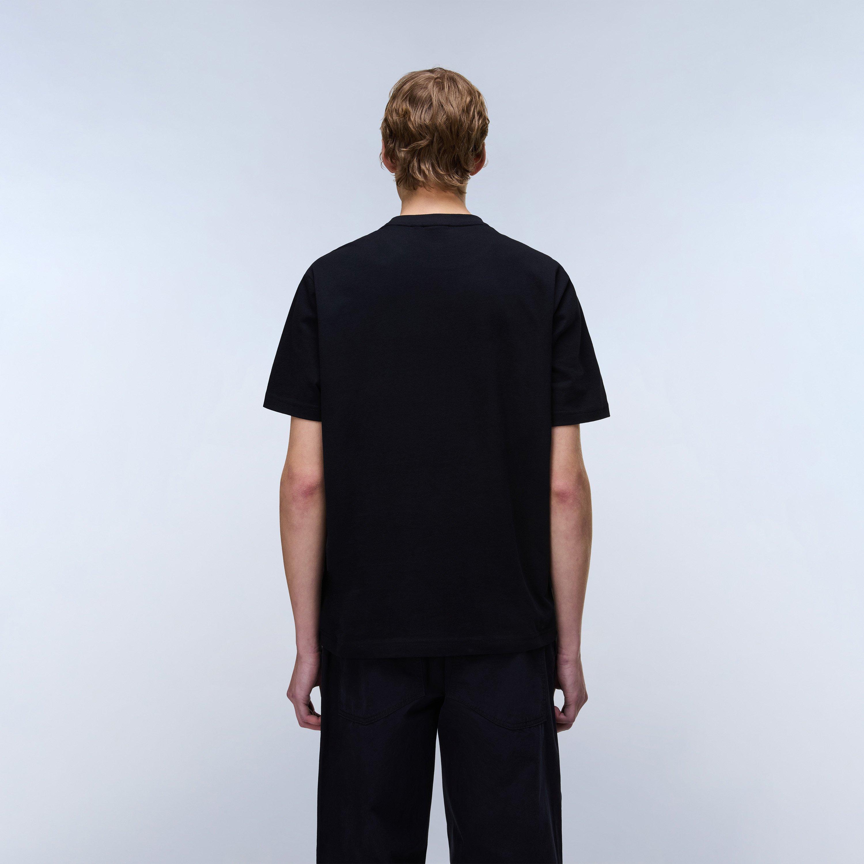 Negro - Napapijri - Nap Box Logo Short Sleeve T-shirt Mens - 4