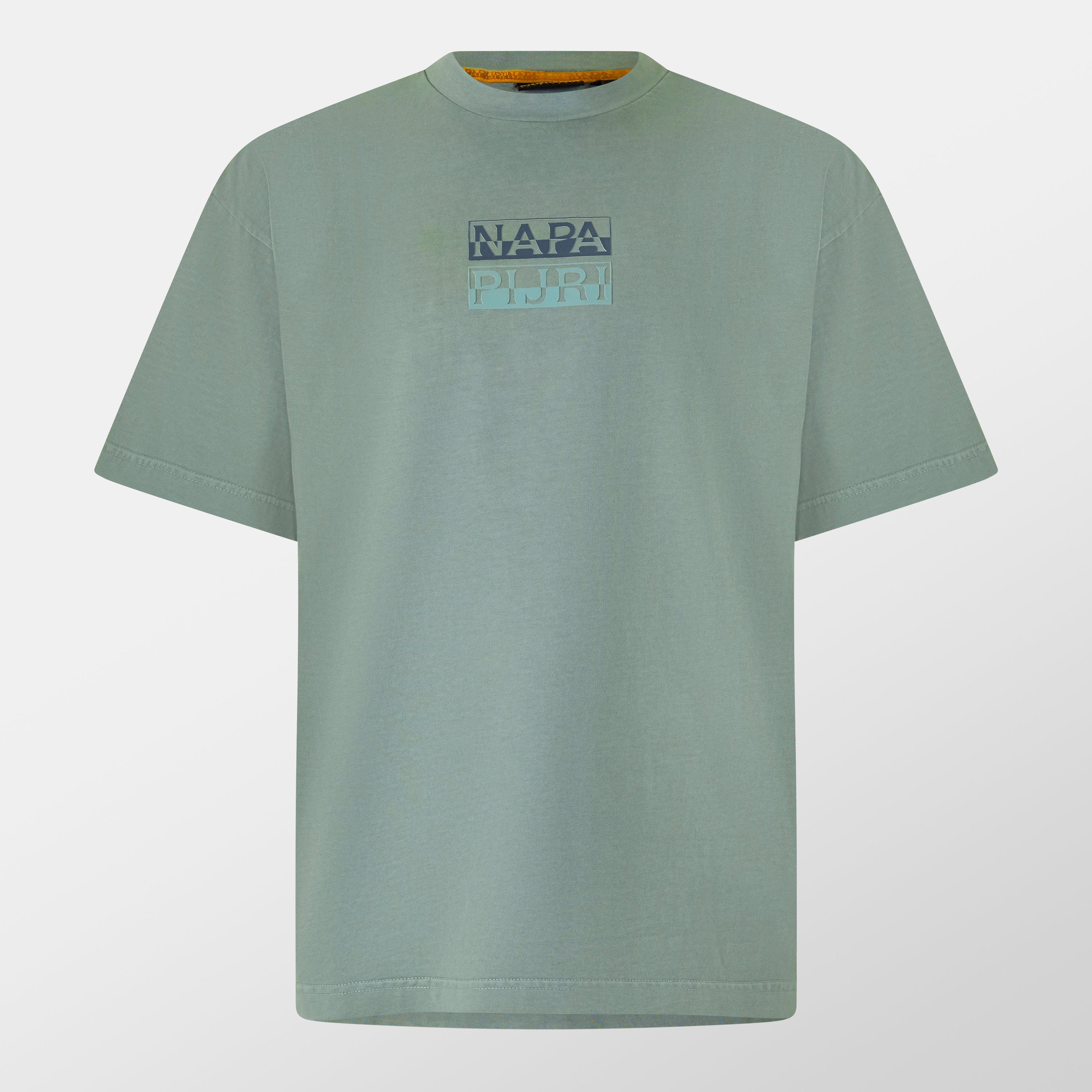 Napapijri Cortona Summer T-shirt - Green Mil G1X - L