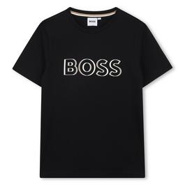 Boss Bold Logo T Shirt Juniors