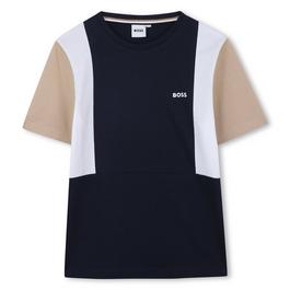 Boss Block Logo T Shirt Junior