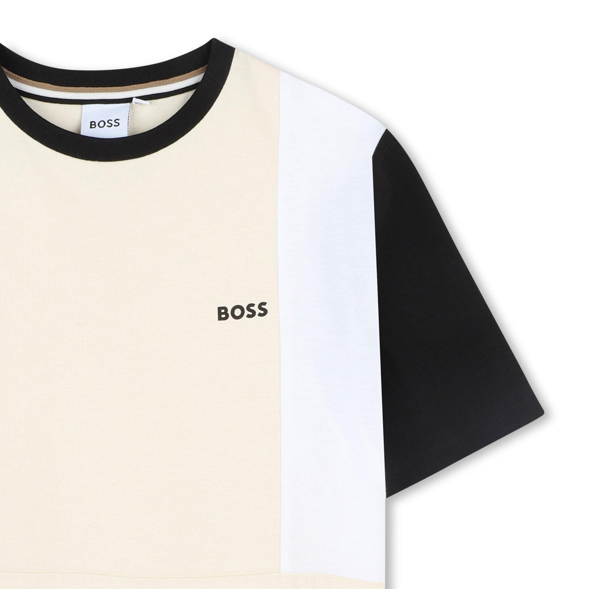 Vanille 21C - Boss - Kids' Block Logo T-Shirt - 3
