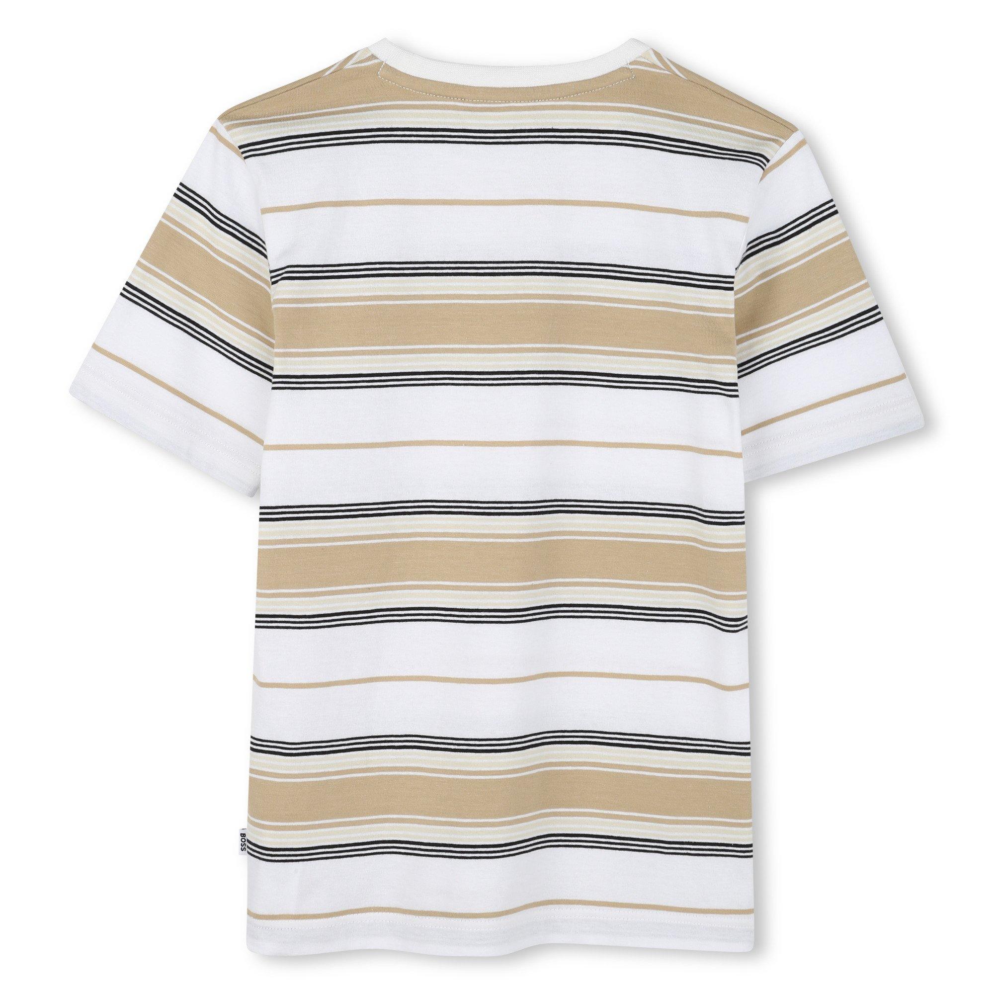 Sand 249 - Boss - Kids Stripe Logo T-Shirt - 2