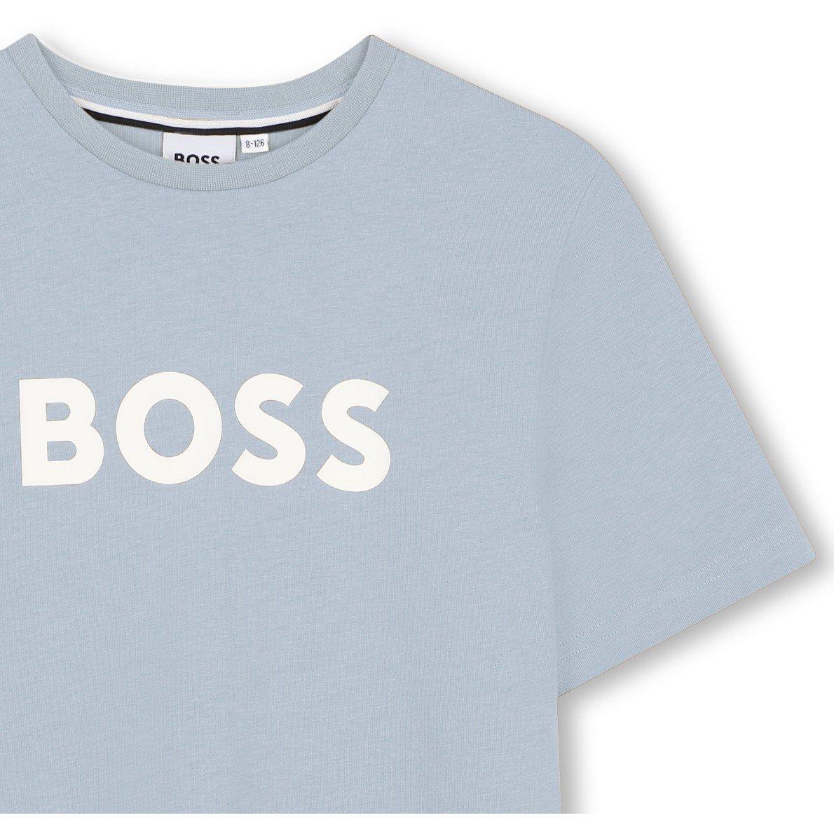 Blasses Blau - Boss - Kids' Logo T-Shirt - 3