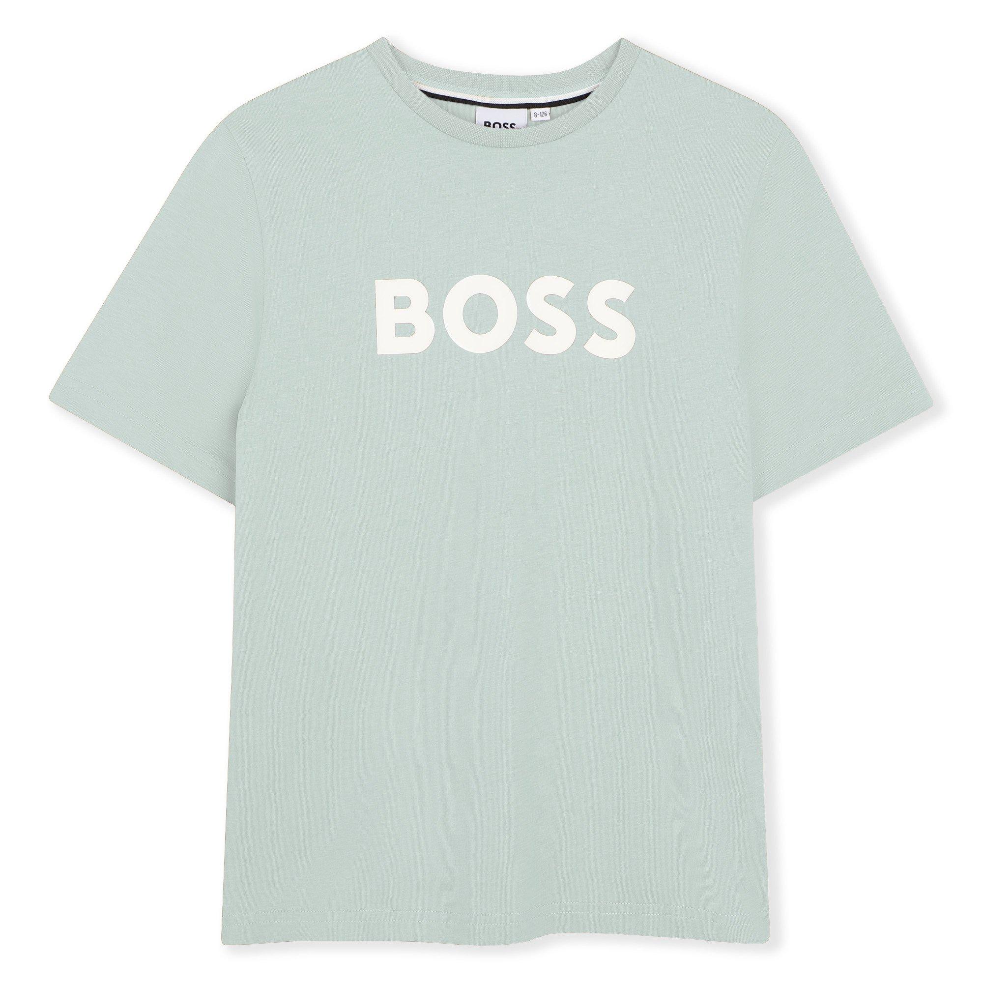 Boss Boys Kids' Logo T-Shirt - Sprout Green - 12Y
